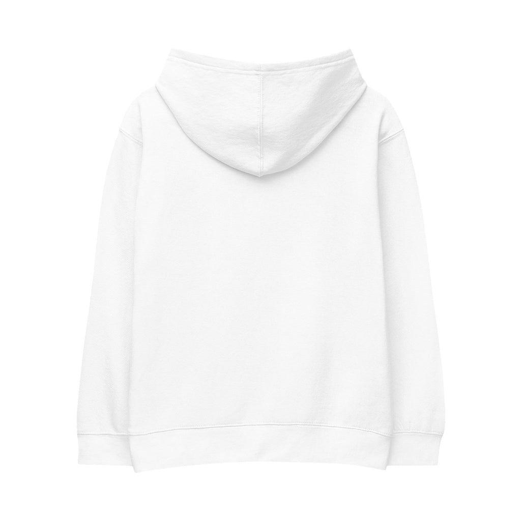 Kids Hoodie with Embroidered Oval Logo — Cozy Fleece Pullover for School & Everyday Wear