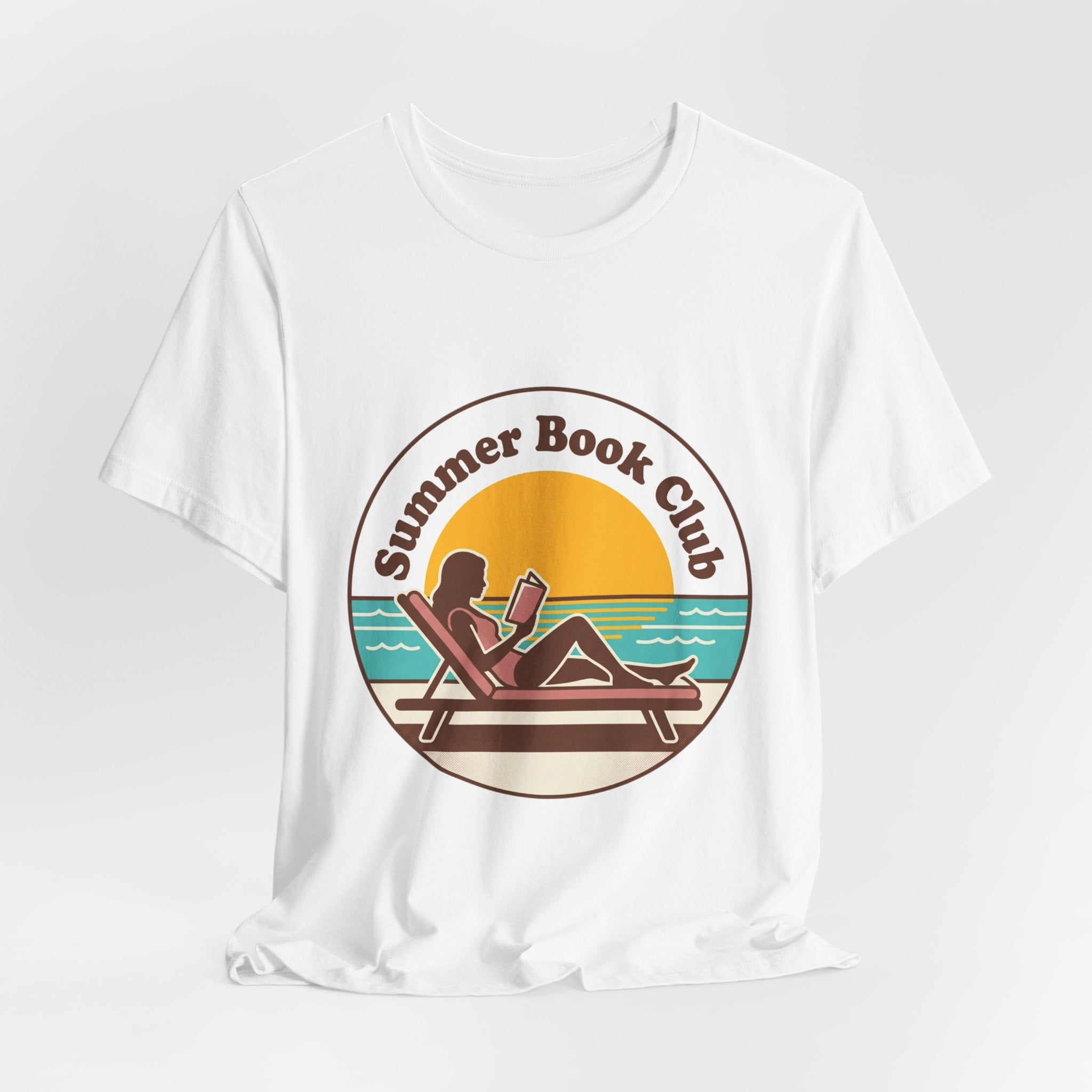 Summer Book Club Tee | summer aesthetic, coastal vibes, retro pastel
