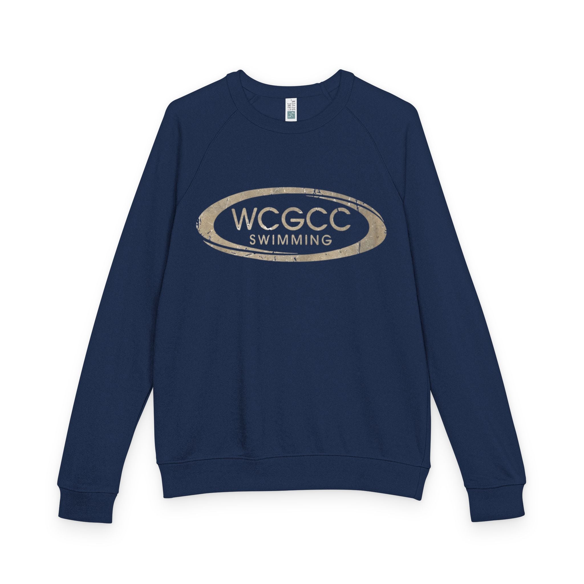 WCGCC Swimming Raglan Crewneck Sweatshirt