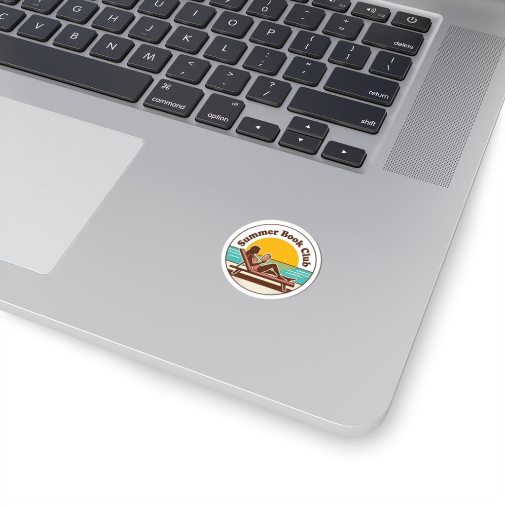 Summer Book Club Kiss-Cut Sticker | summer aesthetic, coastal vibes