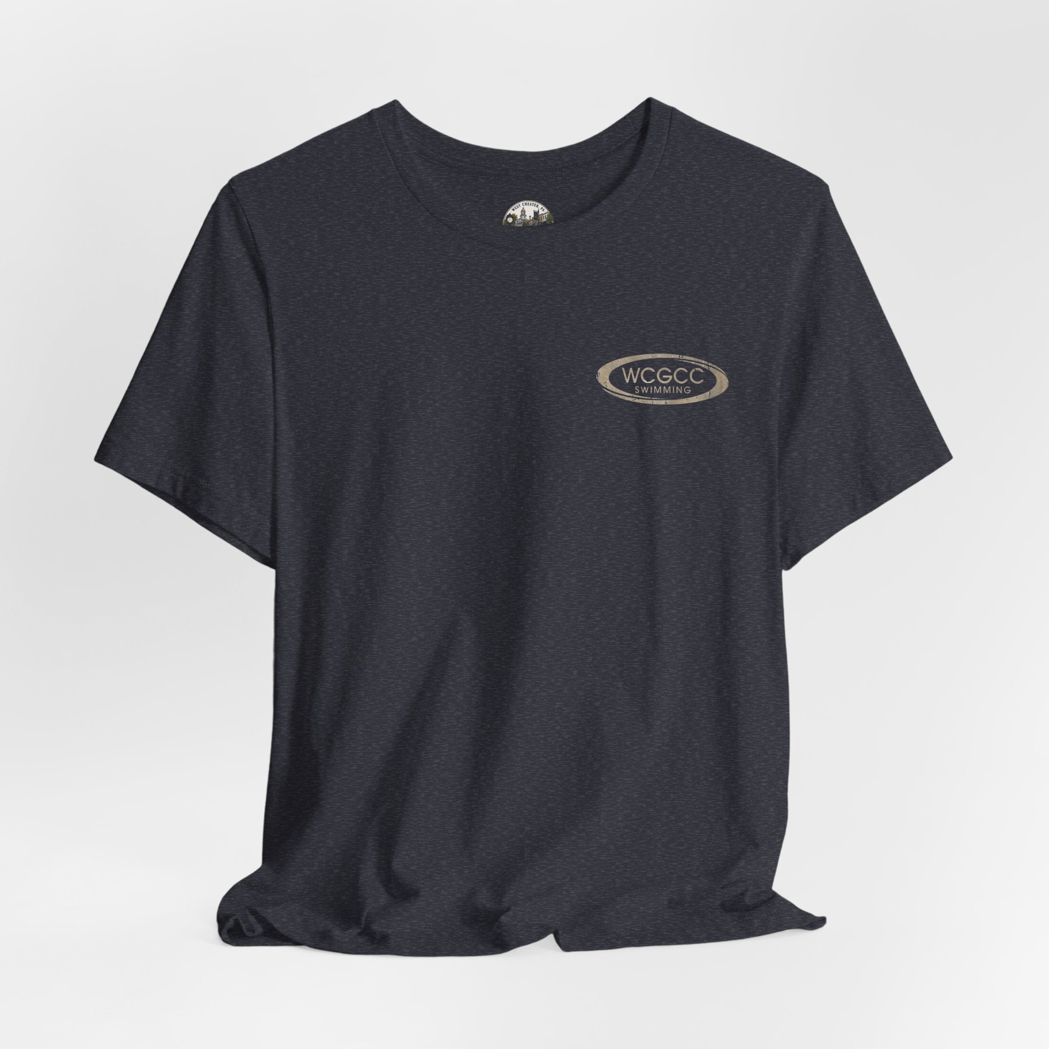 America 250th  Swim T-Shirt — Vintage Flag USA Map Tee (1776–2026)