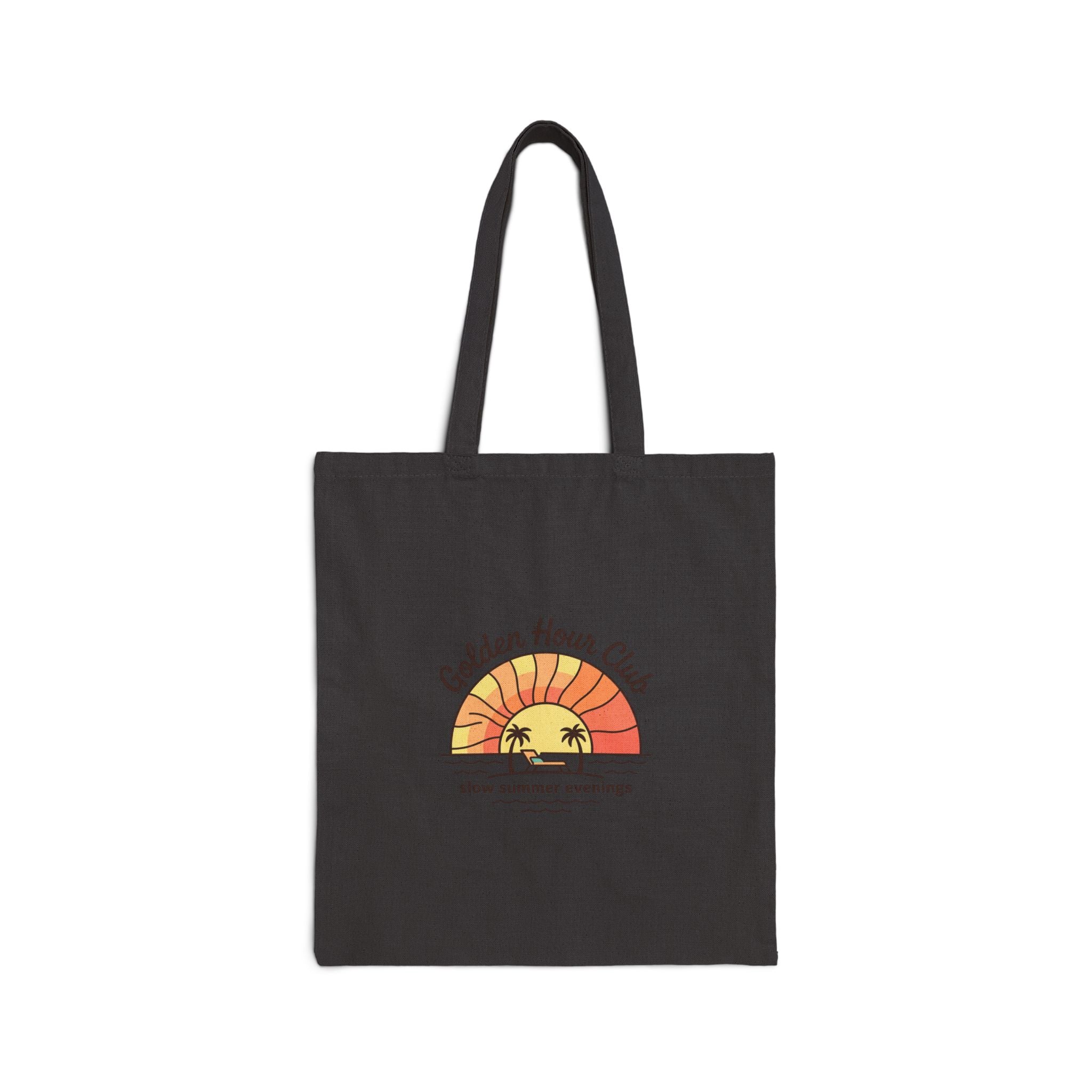 Golden Hour Club Tote, summer aesthetic, coastal vibes, retro pastel