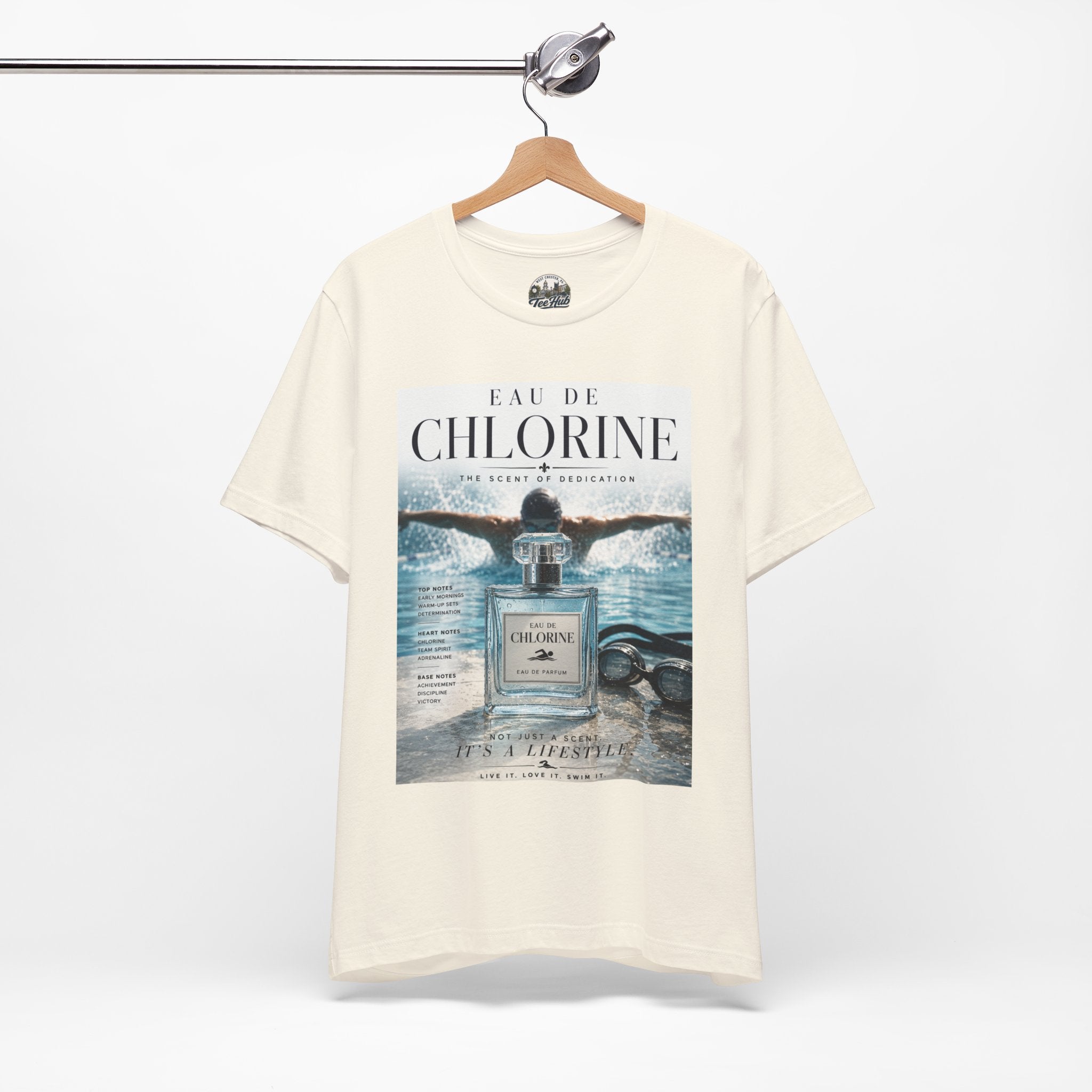Eau de Chlorine Graphic Tee – Vintage Pool Fragrance T-Shirt
