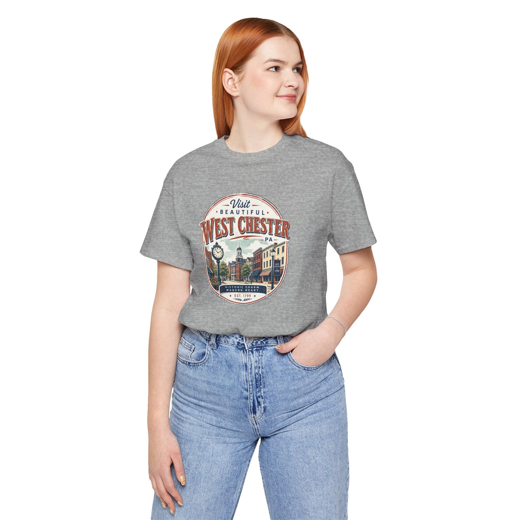 Visit Beautiful West Chester PA Vintage Travel T-Shirt
