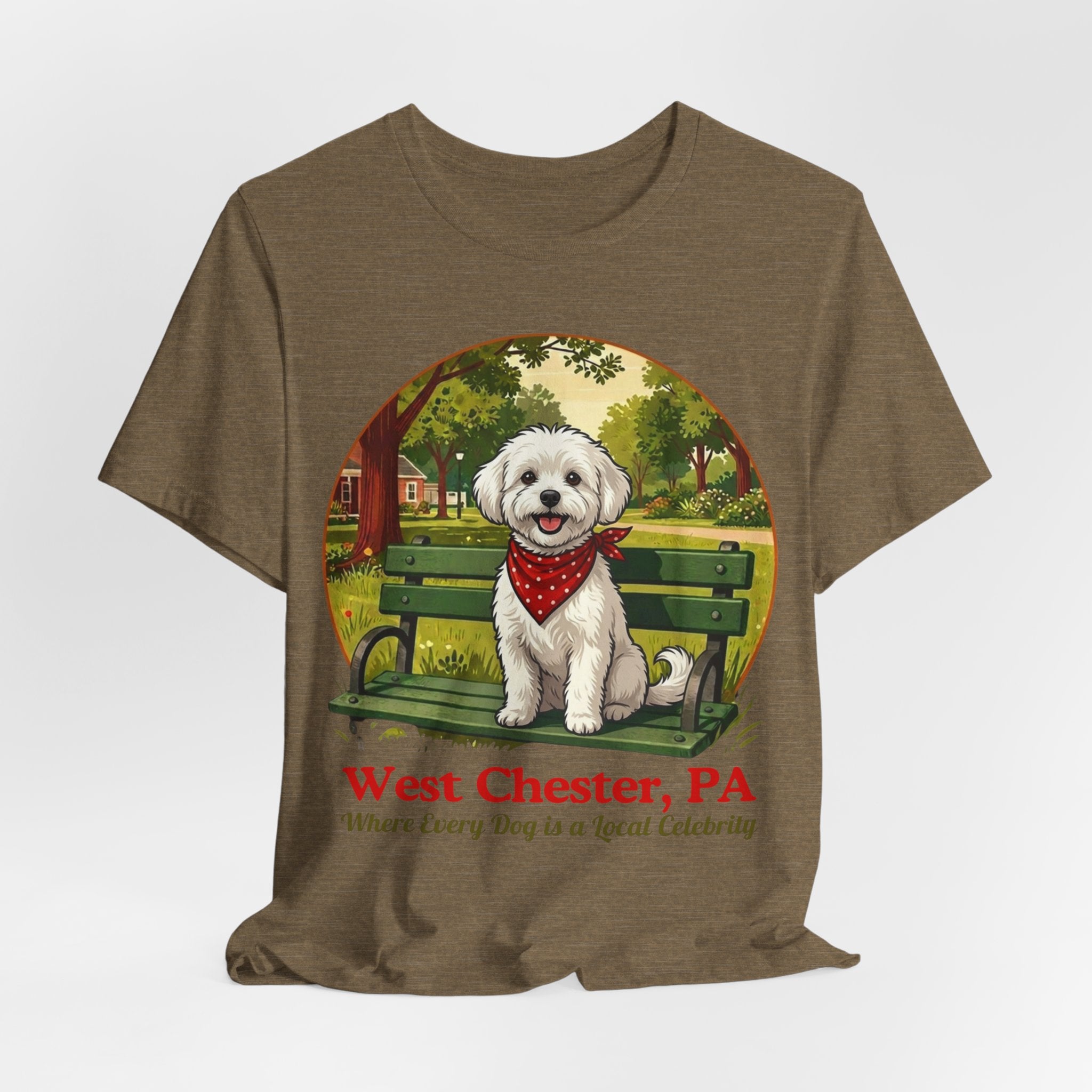 West Chester PA Dog T-Shirt - 'Where Every Dog is a Local Celebrity'