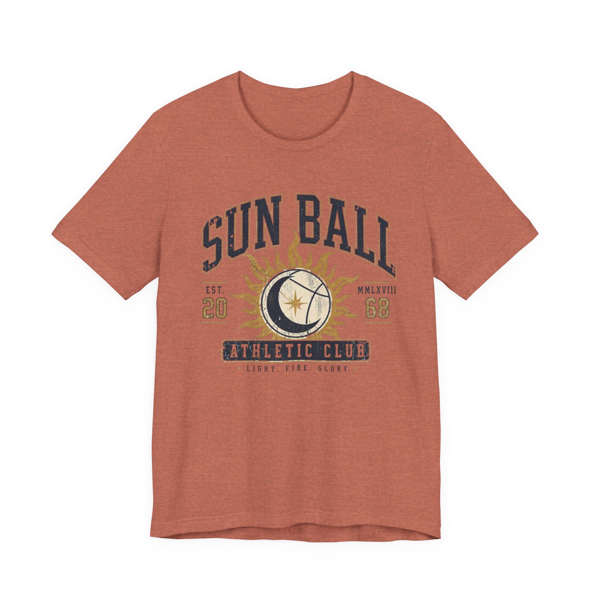 Sun Ball Athletic Club T-Shirt — Vintage Solar Graphic Tee