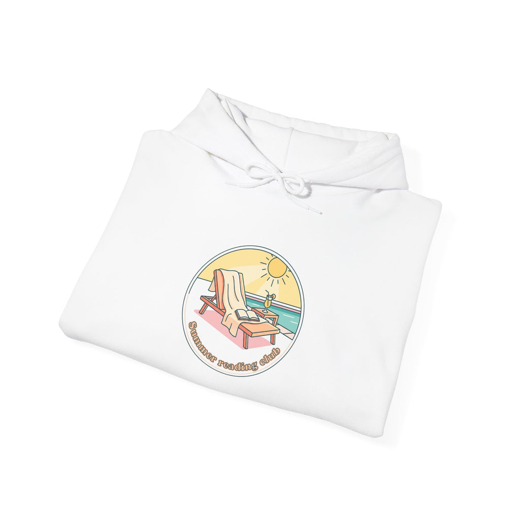 sunny beach chair illustration Hoodie | summer aesthetic, coastal vibes