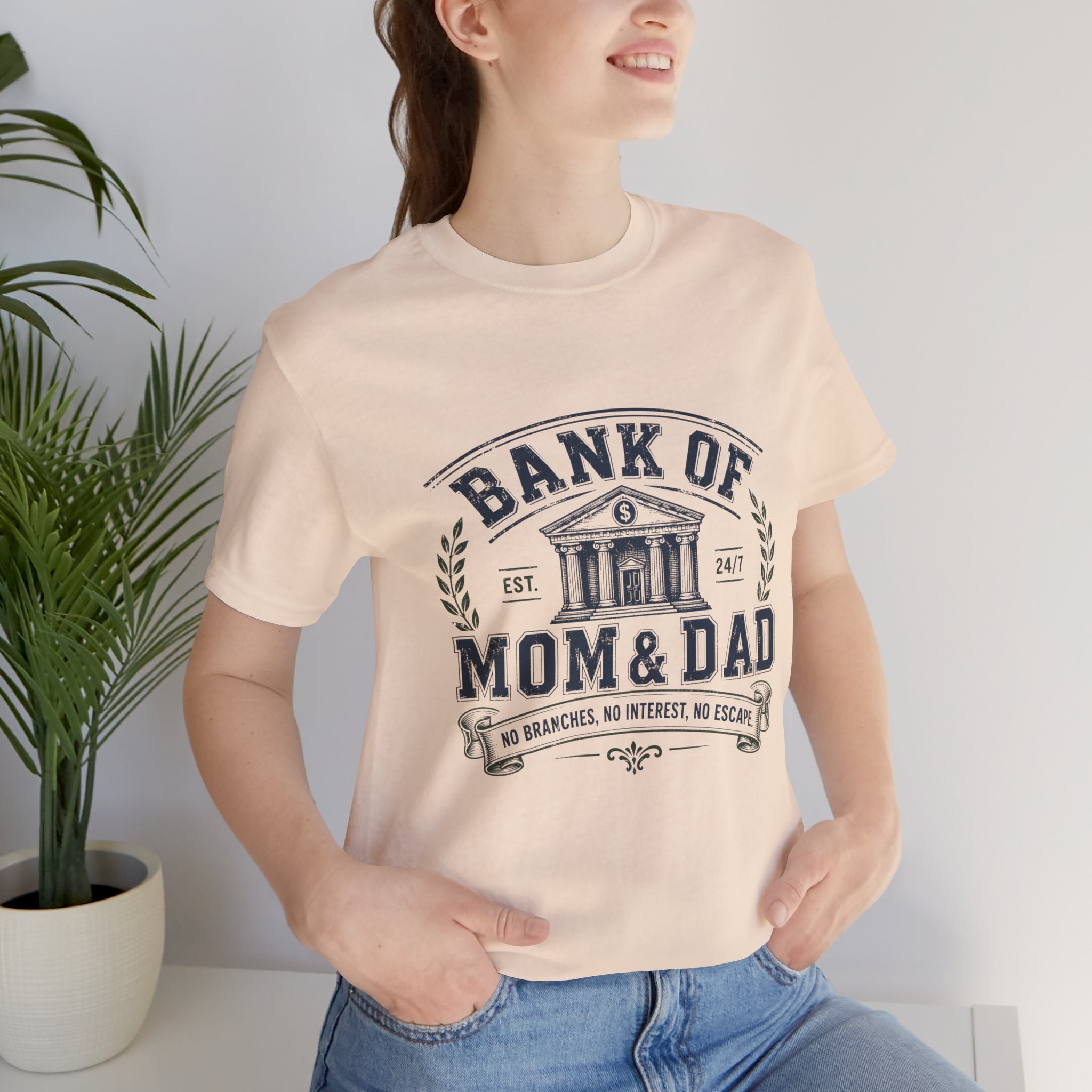 Bank of Mom & Dad T-Shirt – Funny Parent Fund Vintage Tee