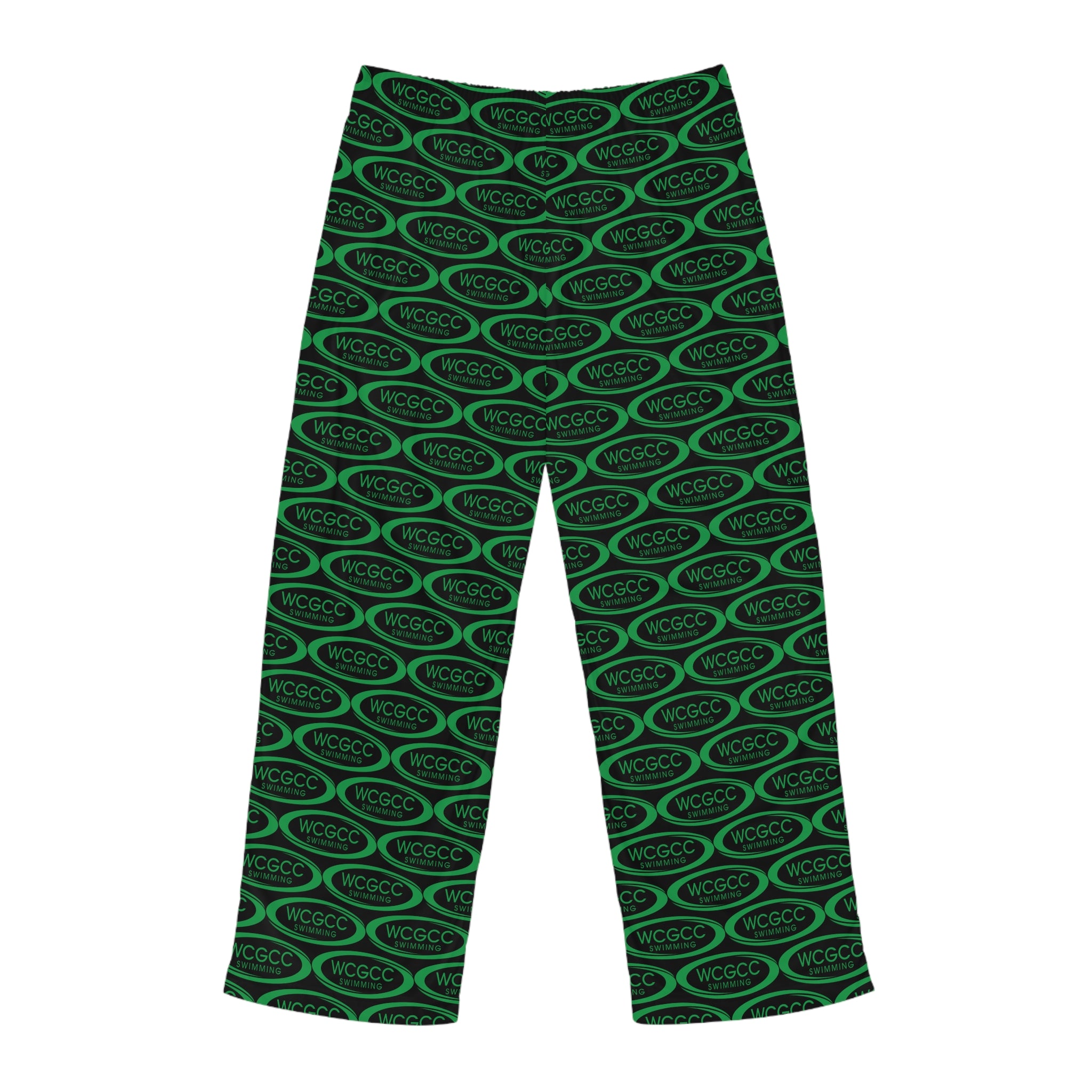 WCGC Logo Pajama Pants — Men’s All-Over-Print Lounge Pants