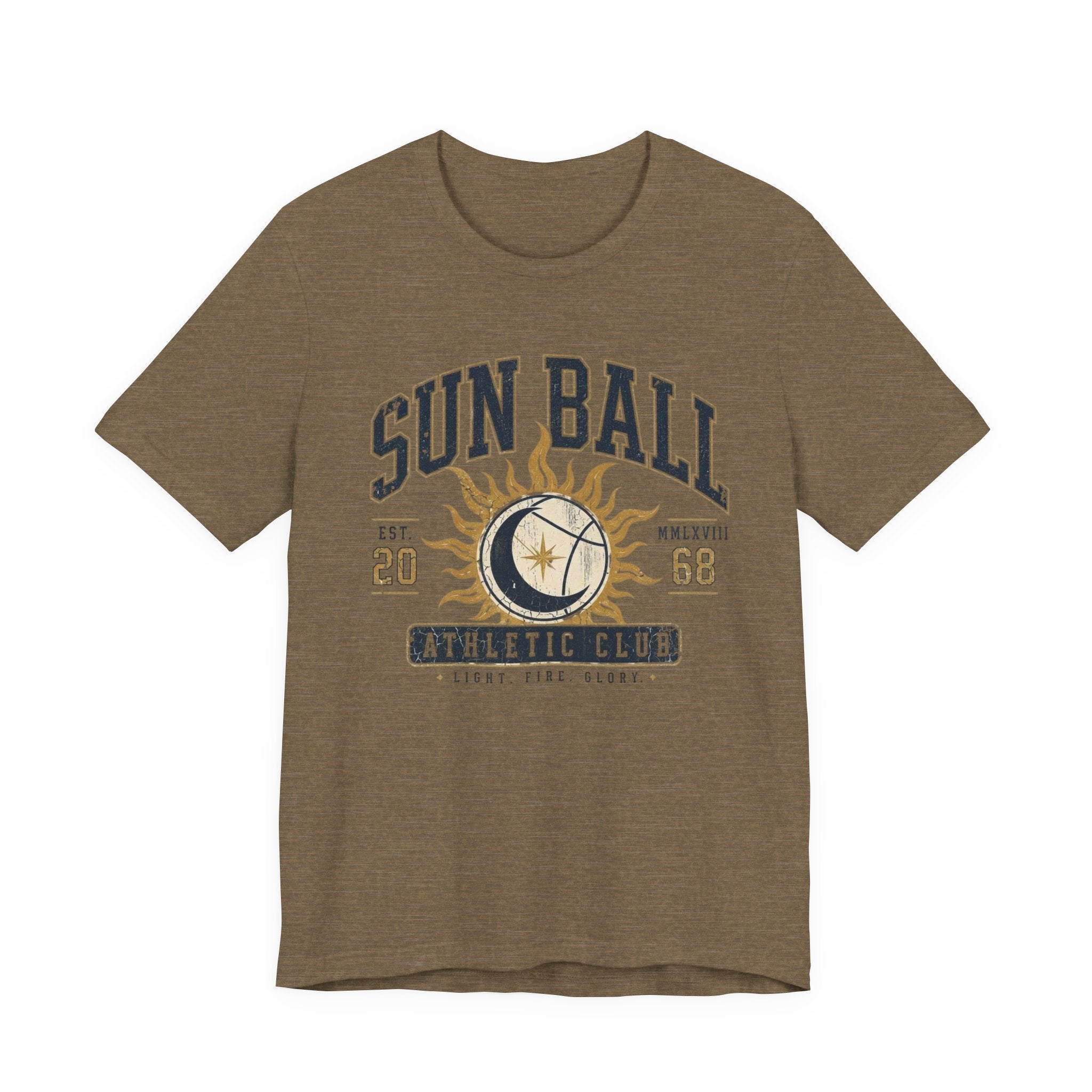Sun Ball Athletic Club T-Shirt — Vintage Solar Graphic Tee