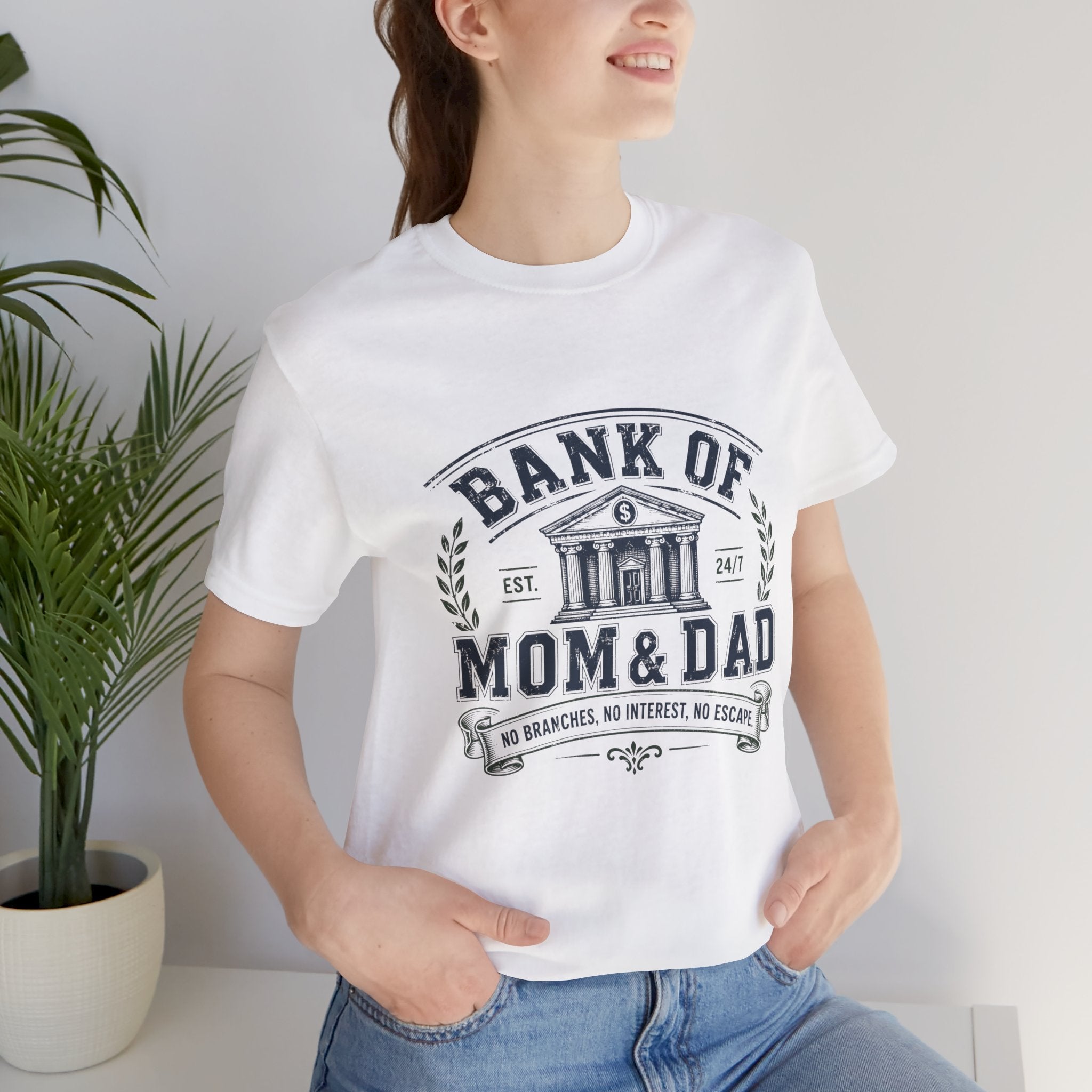 Bank of Mom & Dad T-Shirt – Funny Parent Fund Vintage Tee