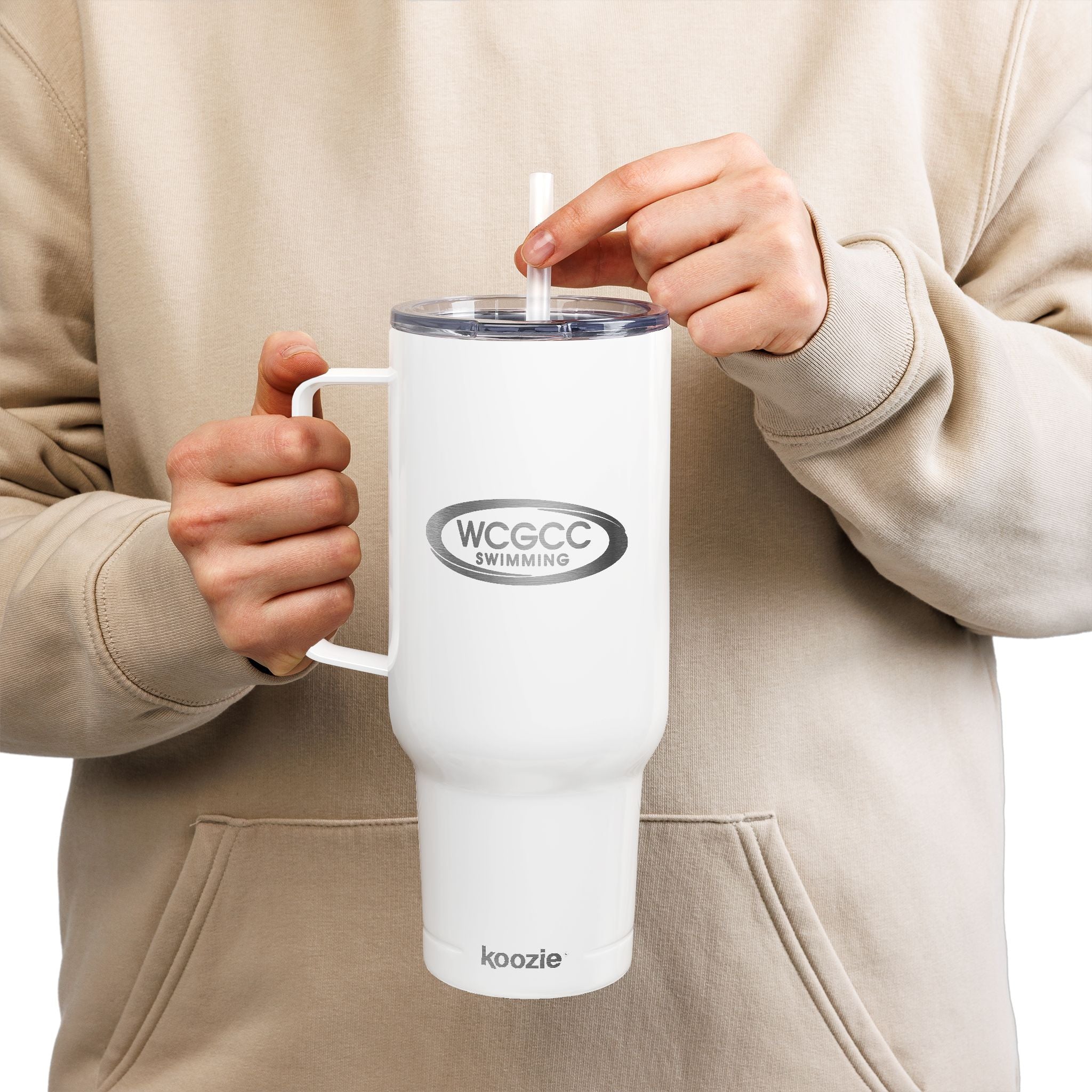 40oz Engraved Insulated Tumbler with Lid — Large Travel Cup for Hot & Cold Drinks