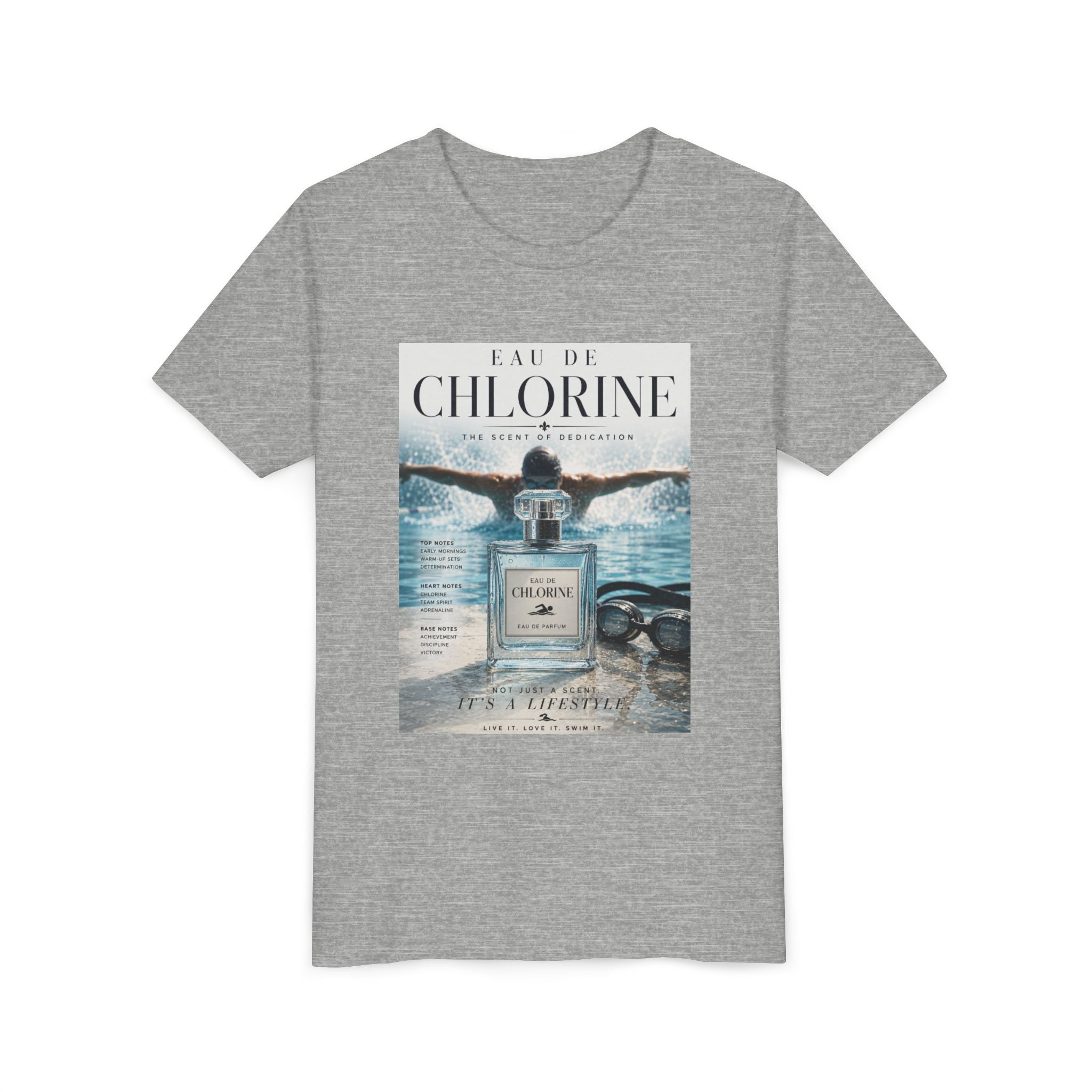 Youth Tee — "Eau de Chlorine" Swim Vibes Graphic Shirt