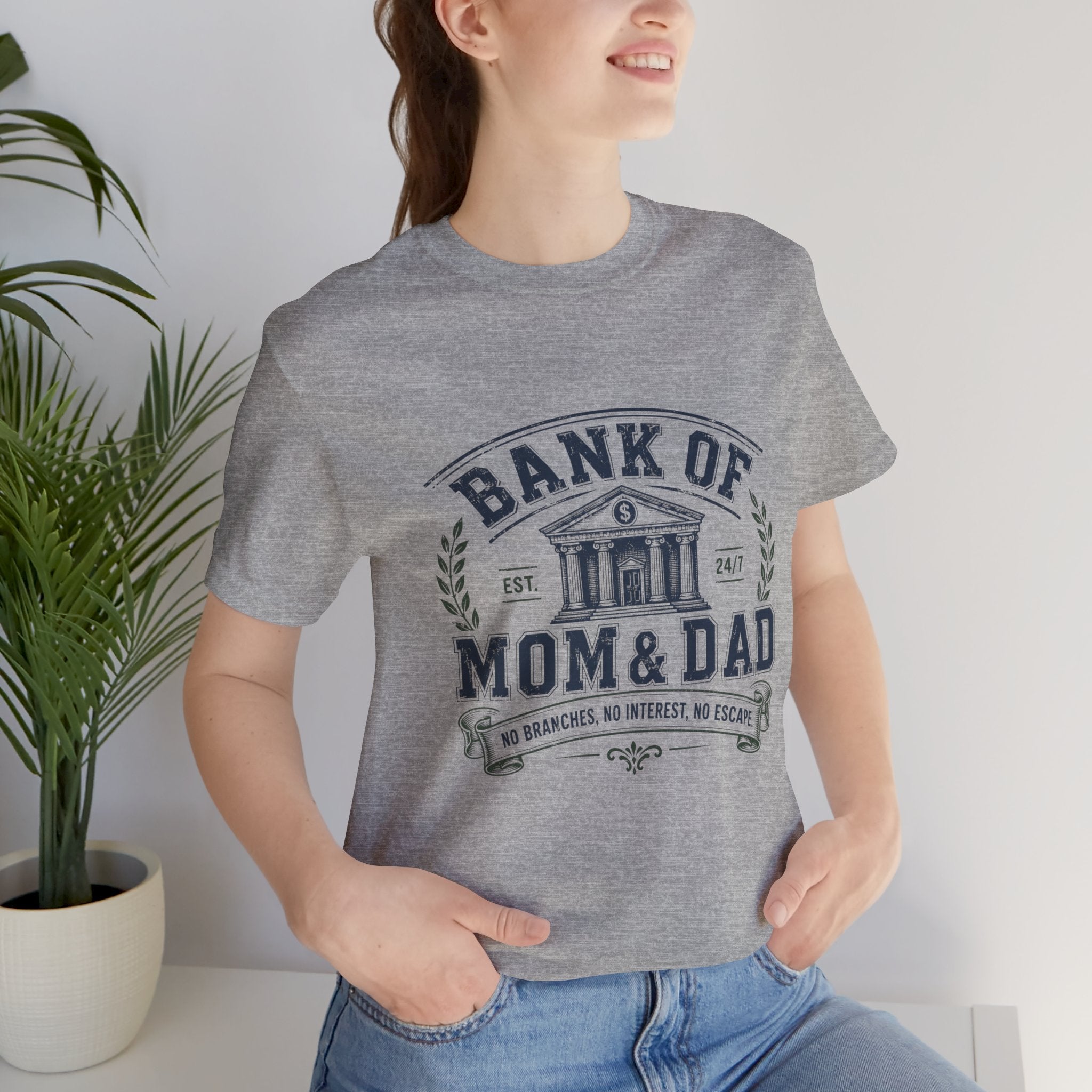 Bank of Mom & Dad T-Shirt – Funny Parent Fund Vintage Tee