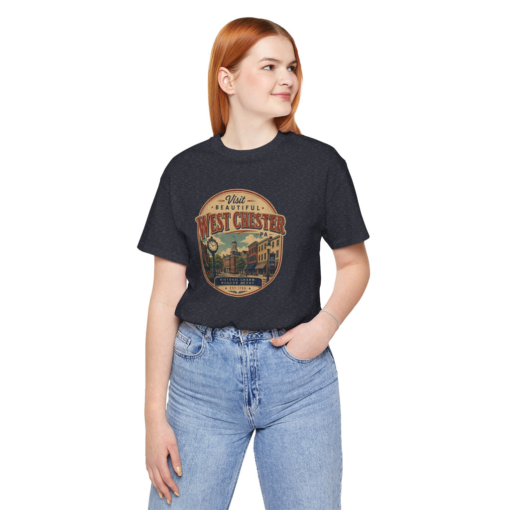 Visit Beautiful West Chester PA Vintage Travel T-Shirt