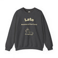 Book Lover Sweatshirt — “Late Because of Plot Twist” Cozy Crewneck