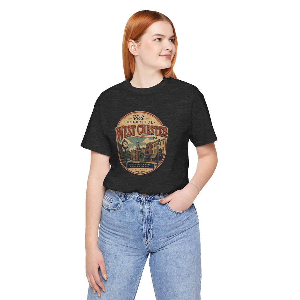 Visit Beautiful West Chester PA Vintage Travel T-Shirt