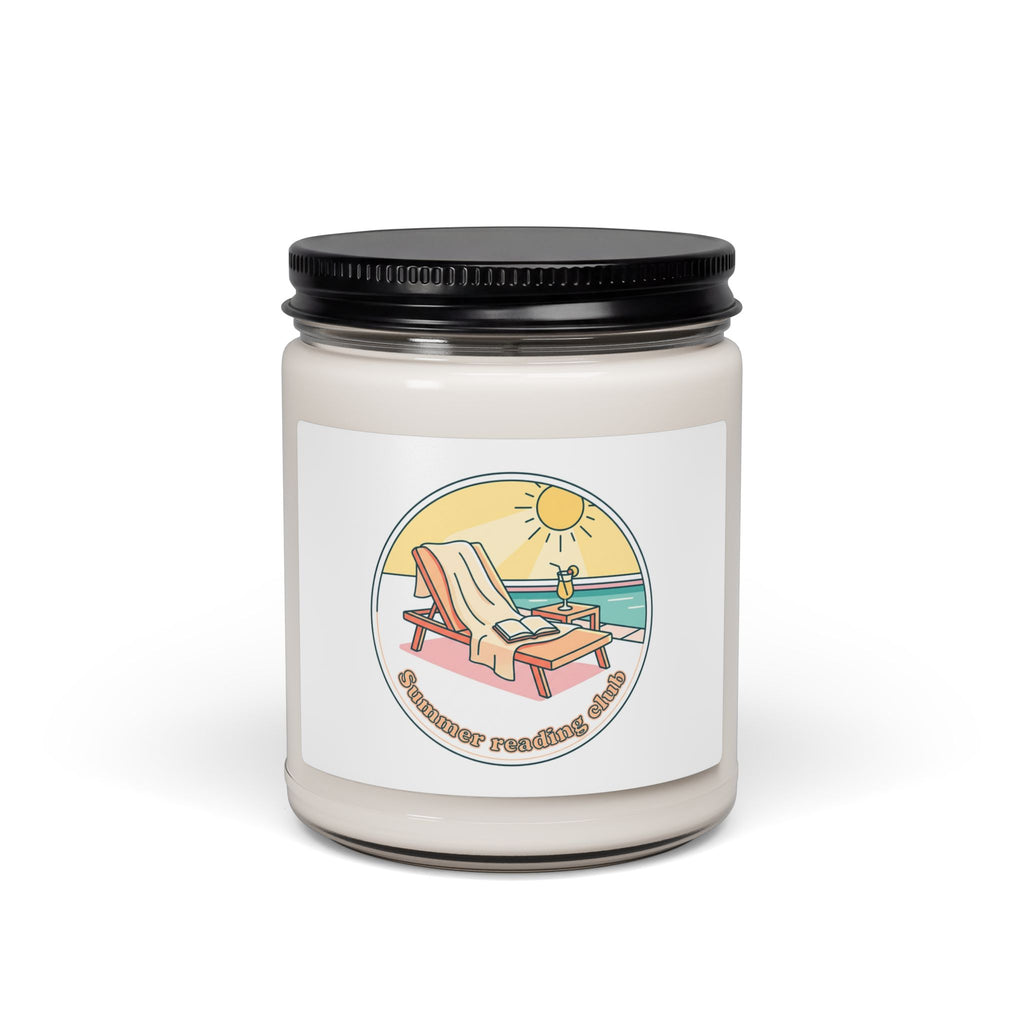 Sunny Beach Chair Candle, Soy Candle | Summer Aesthetic, Coastal Vibes