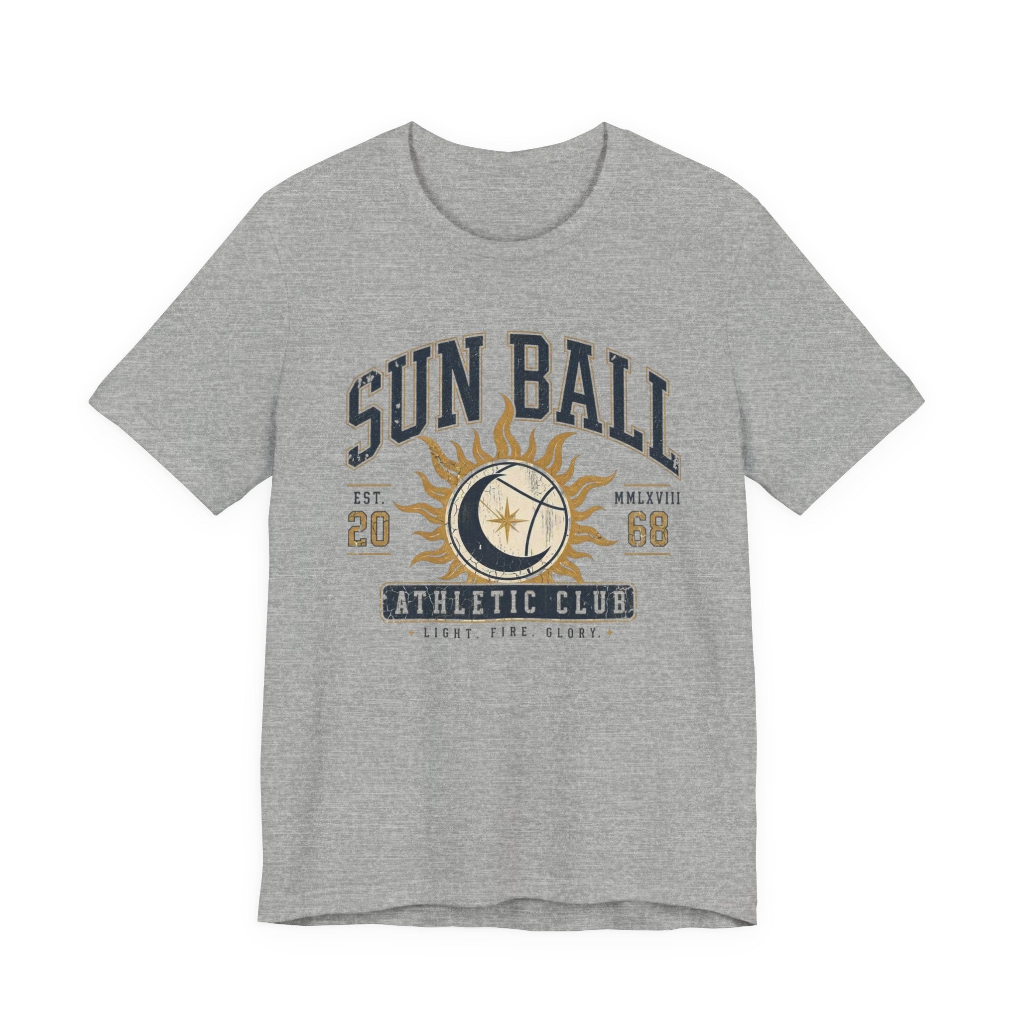 Sun Ball Athletic Club T-Shirt — Vintage Solar Graphic Tee