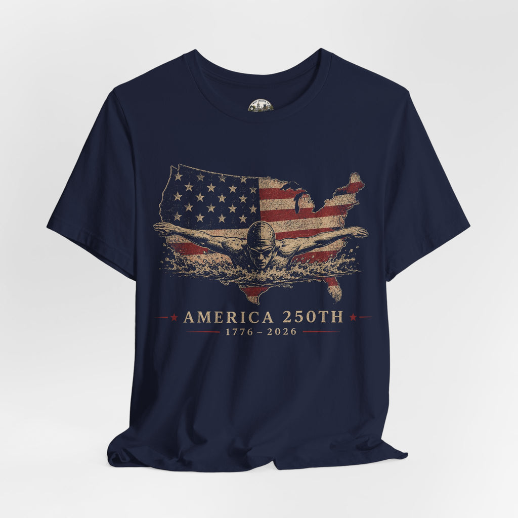 America 250th Swim T-Shirt - 1776–2026
