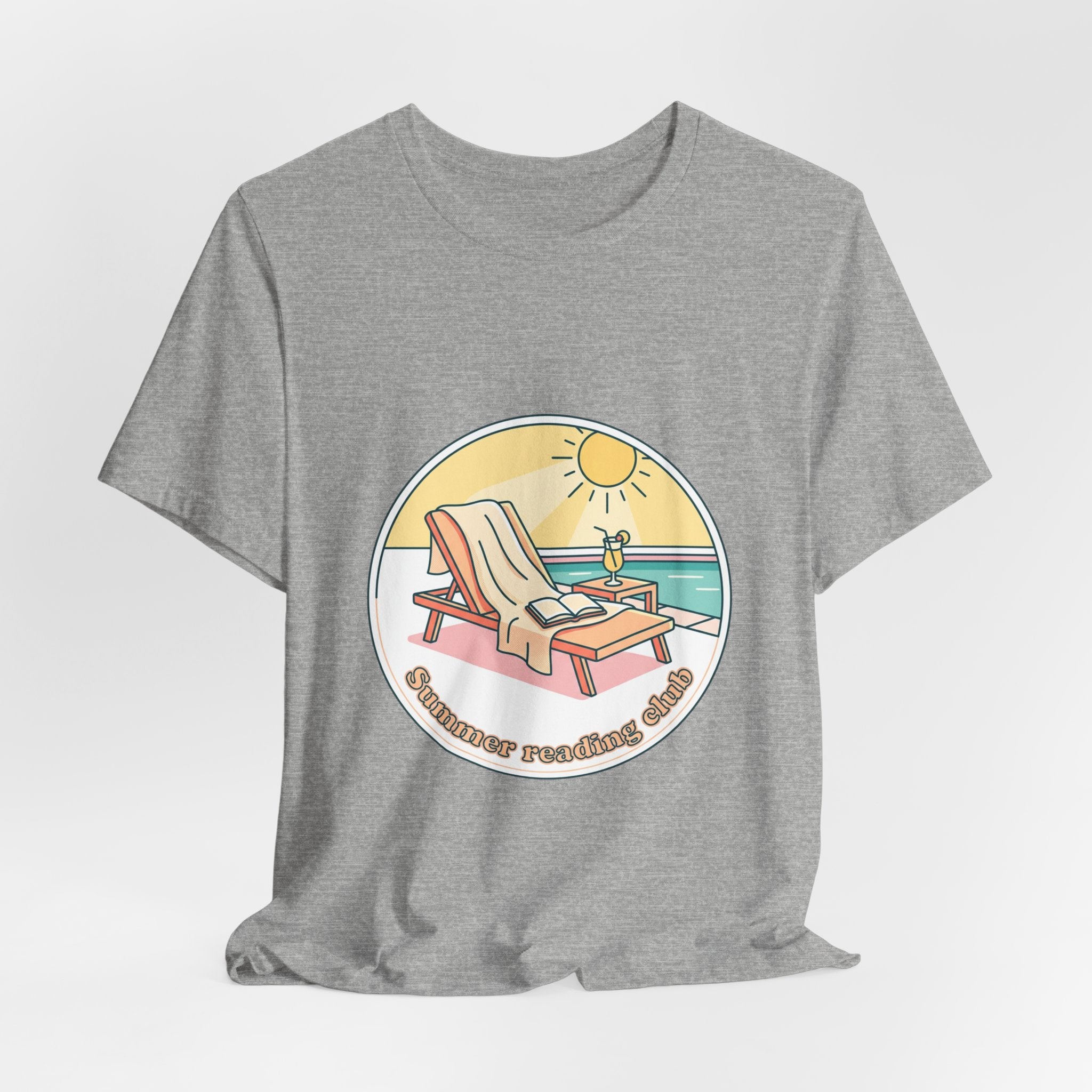 Sunny Beach Lounge Tee | Summer Aesthetic, coastal vibes, pastel retro
