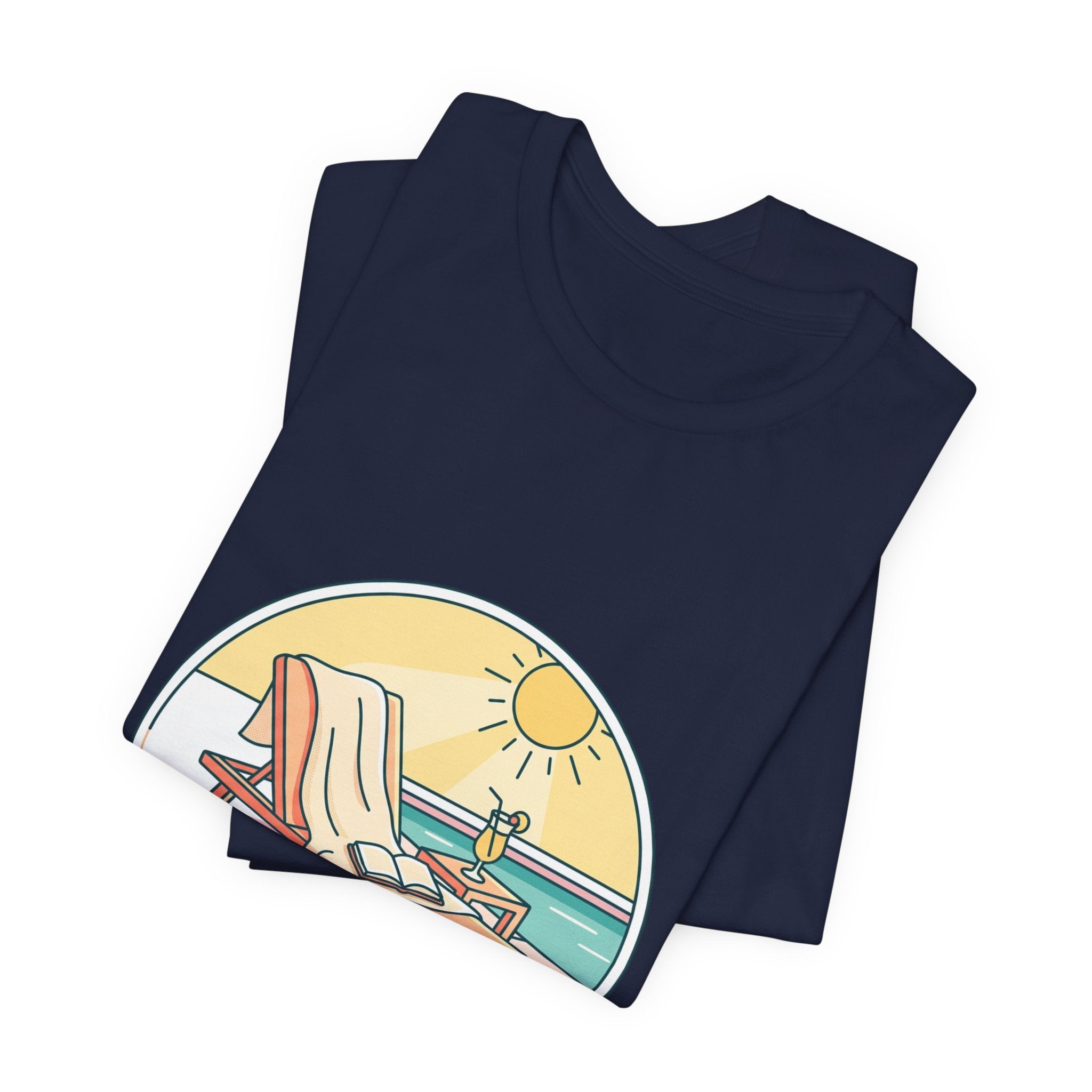 Sunny Beach Lounge Tee | Summer Aesthetic, coastal vibes, pastel retro
