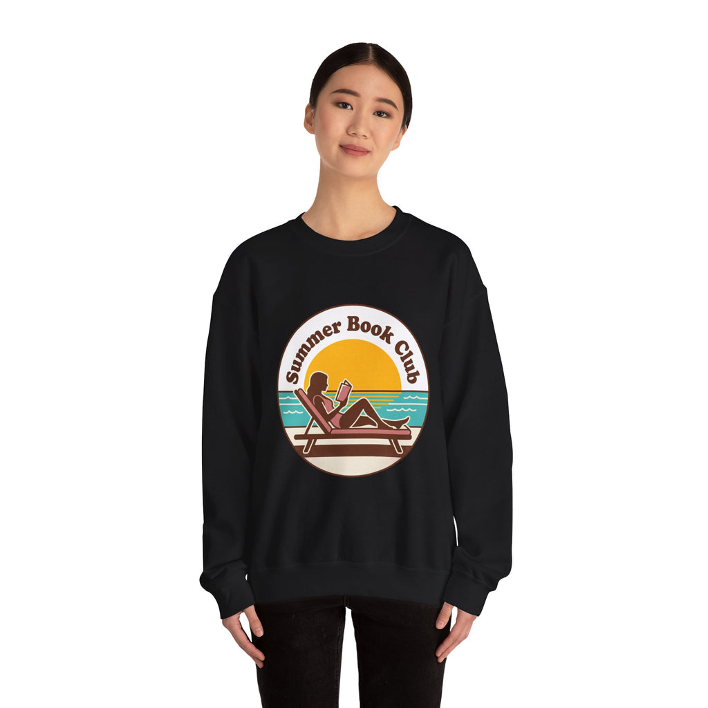 Summer Book Club Sweatshirt | summer aesthetic, coastal vibes, retro pastel