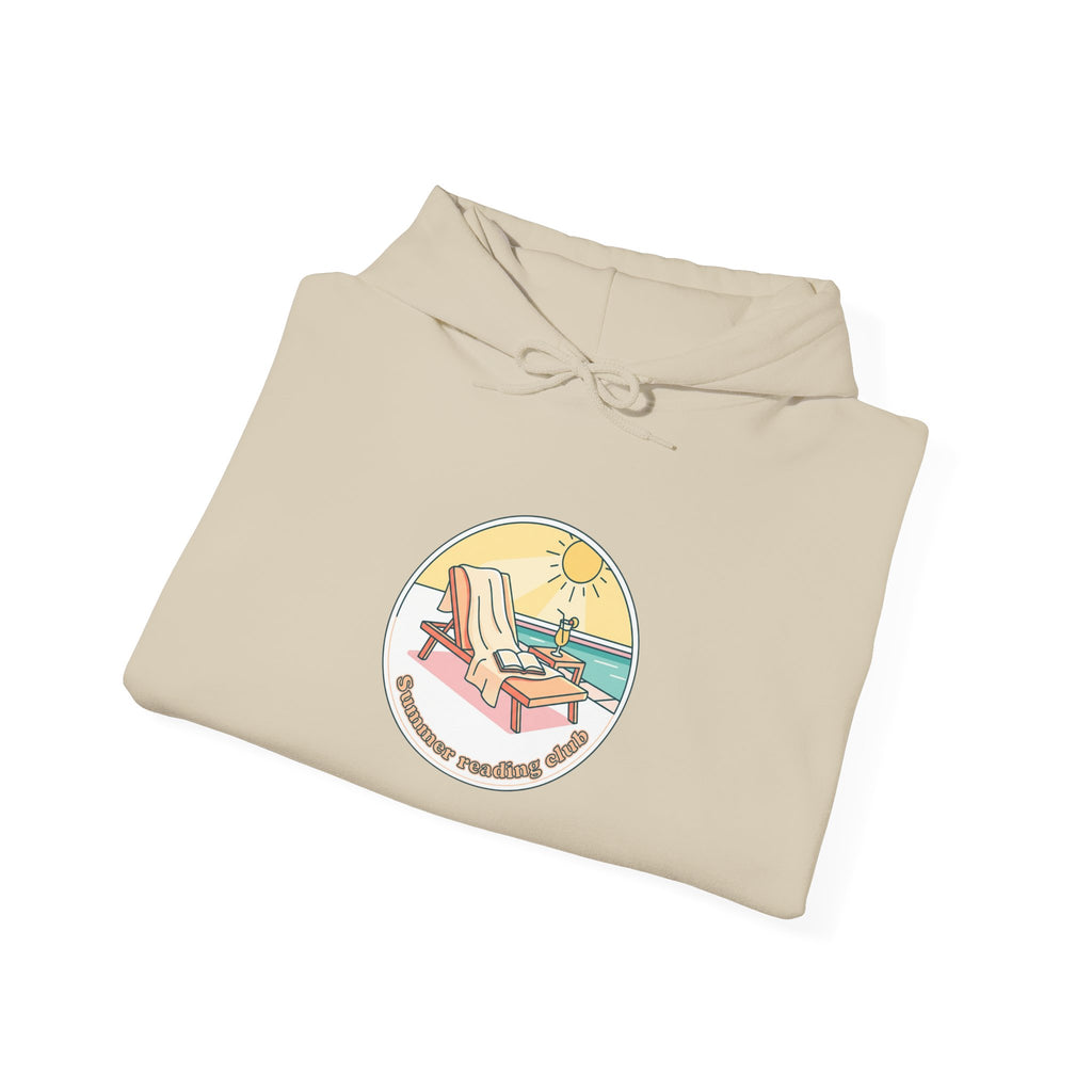 sunny beach chair illustration Hoodie | summer aesthetic, coastal vibes