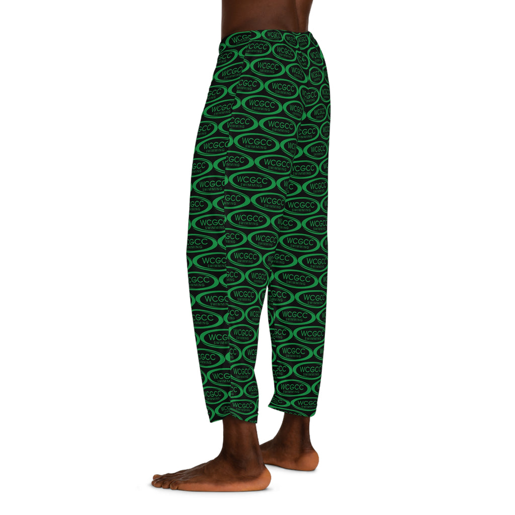 WCGC Logo Pajama Pants — Men’s All-Over-Print Lounge Pants