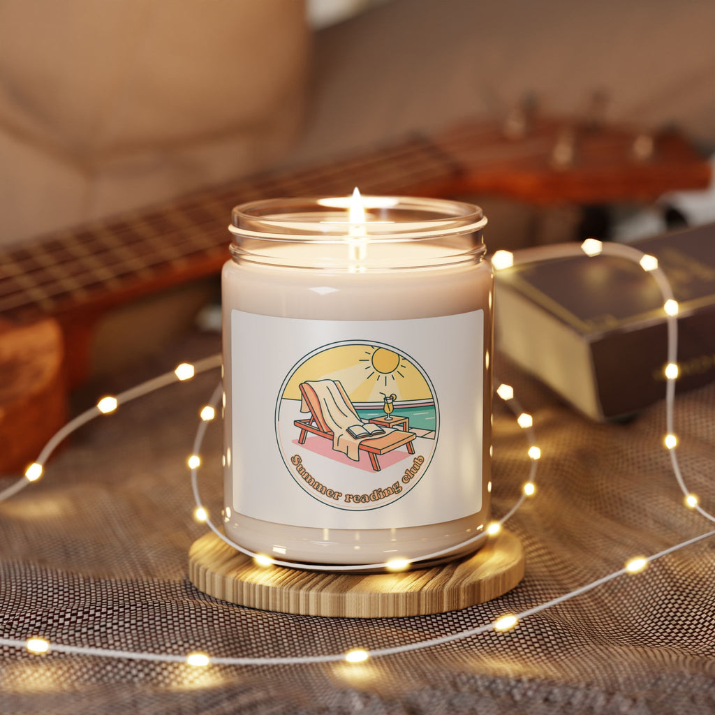 Sunny Beach Chair Candle, Soy Candle | Summer Aesthetic, Coastal Vibes