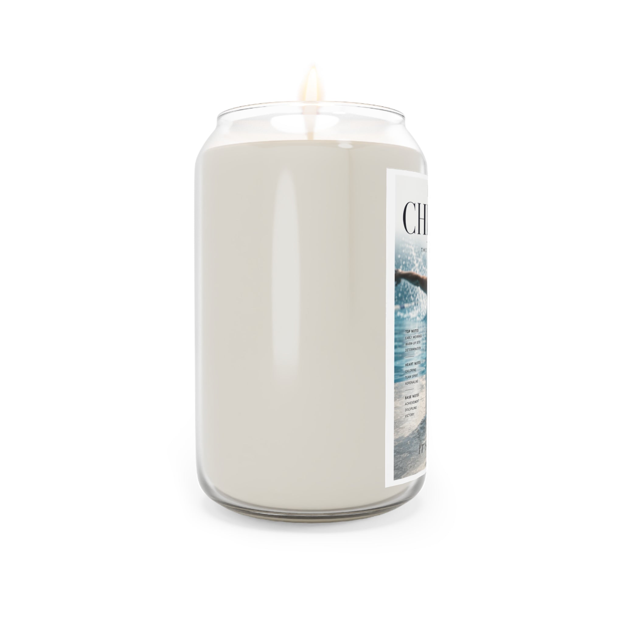 Eau de Chlorine Soy Candle — 13.75 oz Pool & Swim Scented Candle