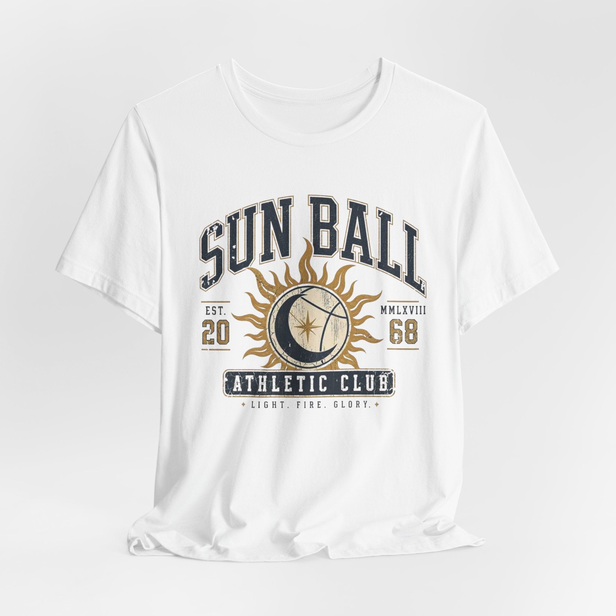 Sun Ball Athletic Club T-Shirt — Vintage Solar Graphic Tee