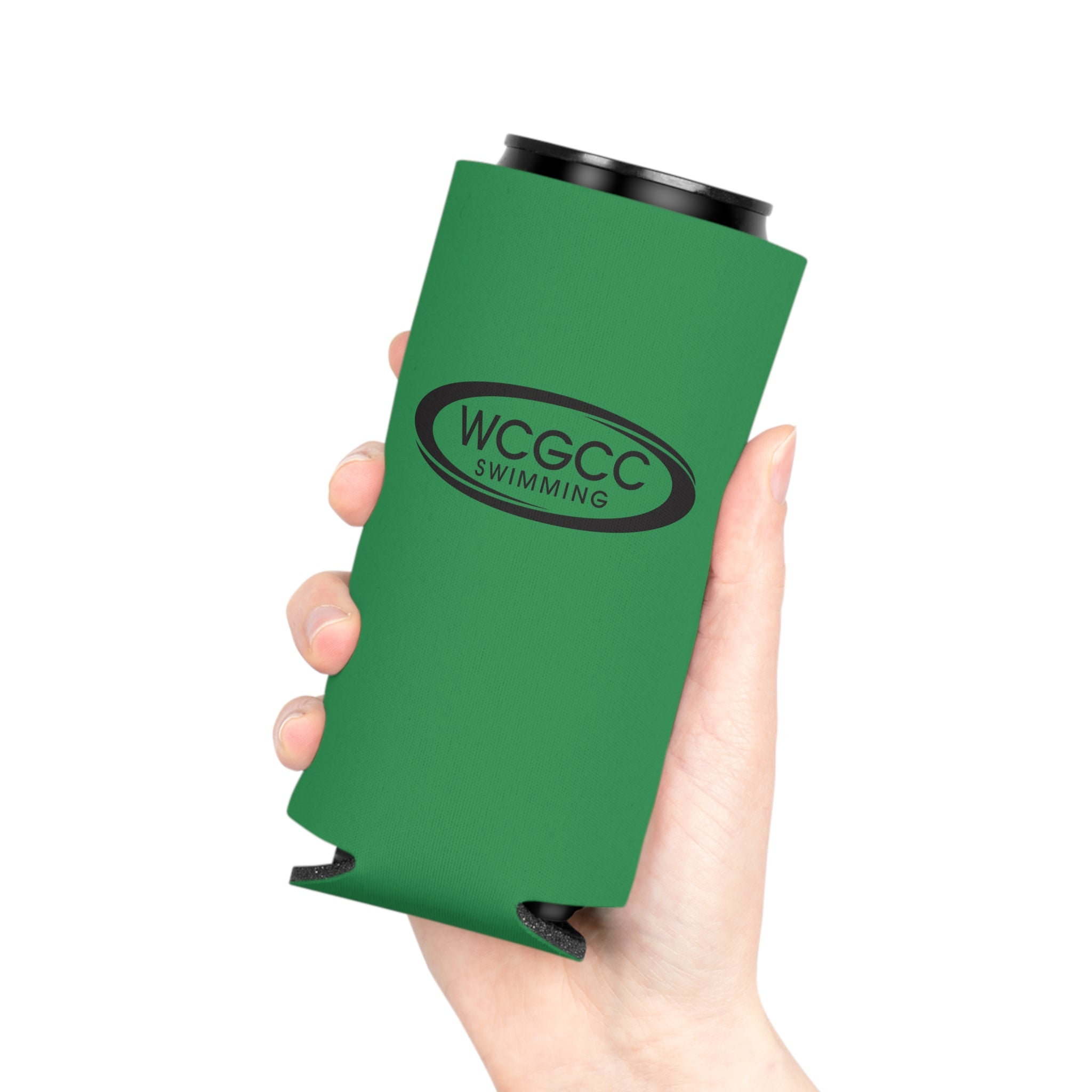 WCGCC Swimming Neoprene Can Cooler – Team Logo Drink Holder
