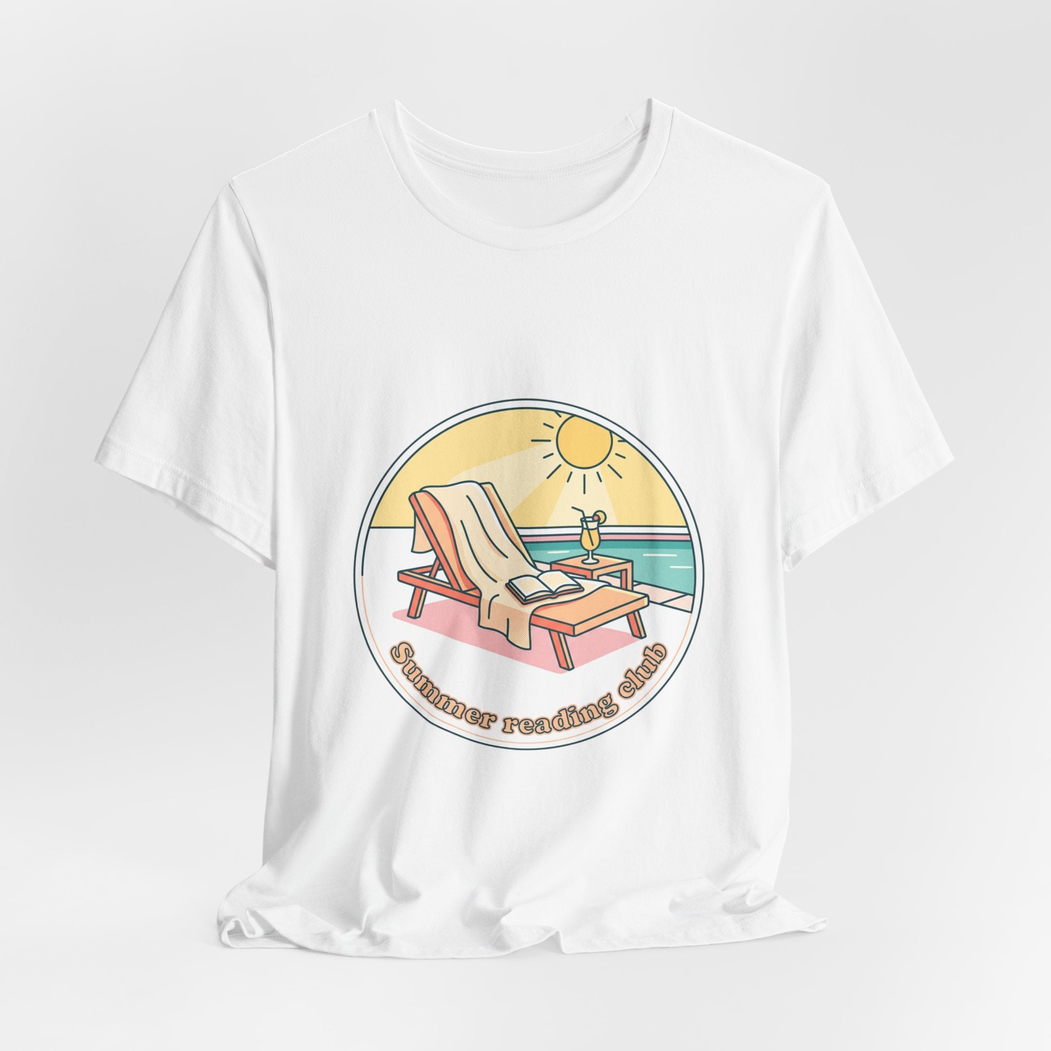 Sunny Beach Lounge Tee | Summer Aesthetic, coastal vibes, pastel retro