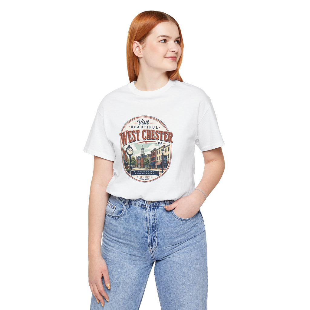 Visit Beautiful West Chester PA Vintage Travel T-Shirt