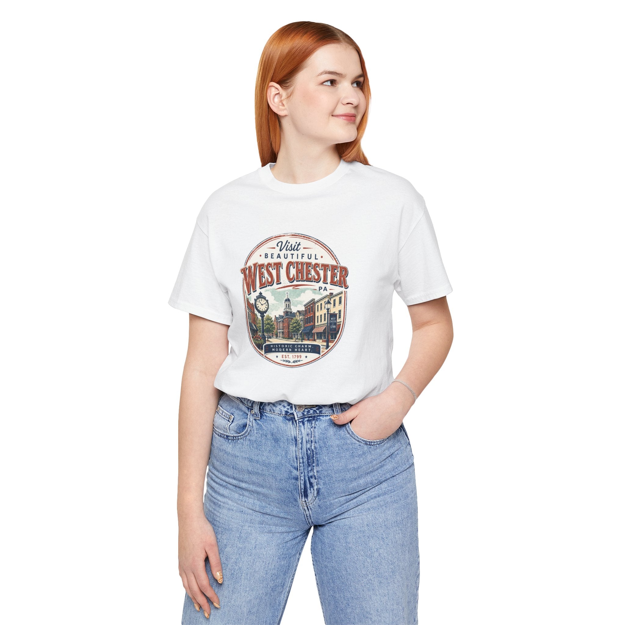 Visit Beautiful West Chester PA Vintage Travel T-Shirt