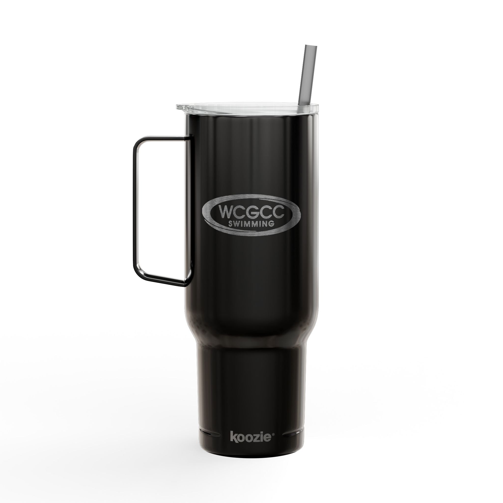 Engraved 40oz Insulated Tumbler with Lid & Straw