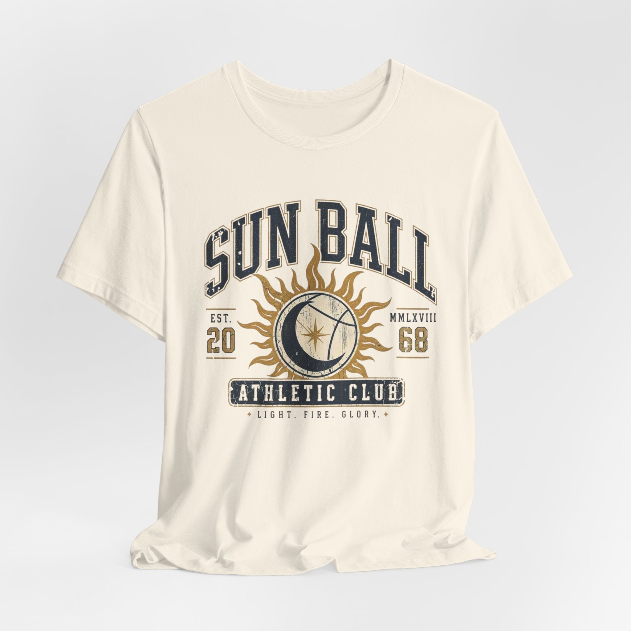 Sun Ball Athletic Club T-Shirt — Vintage Solar Graphic Tee