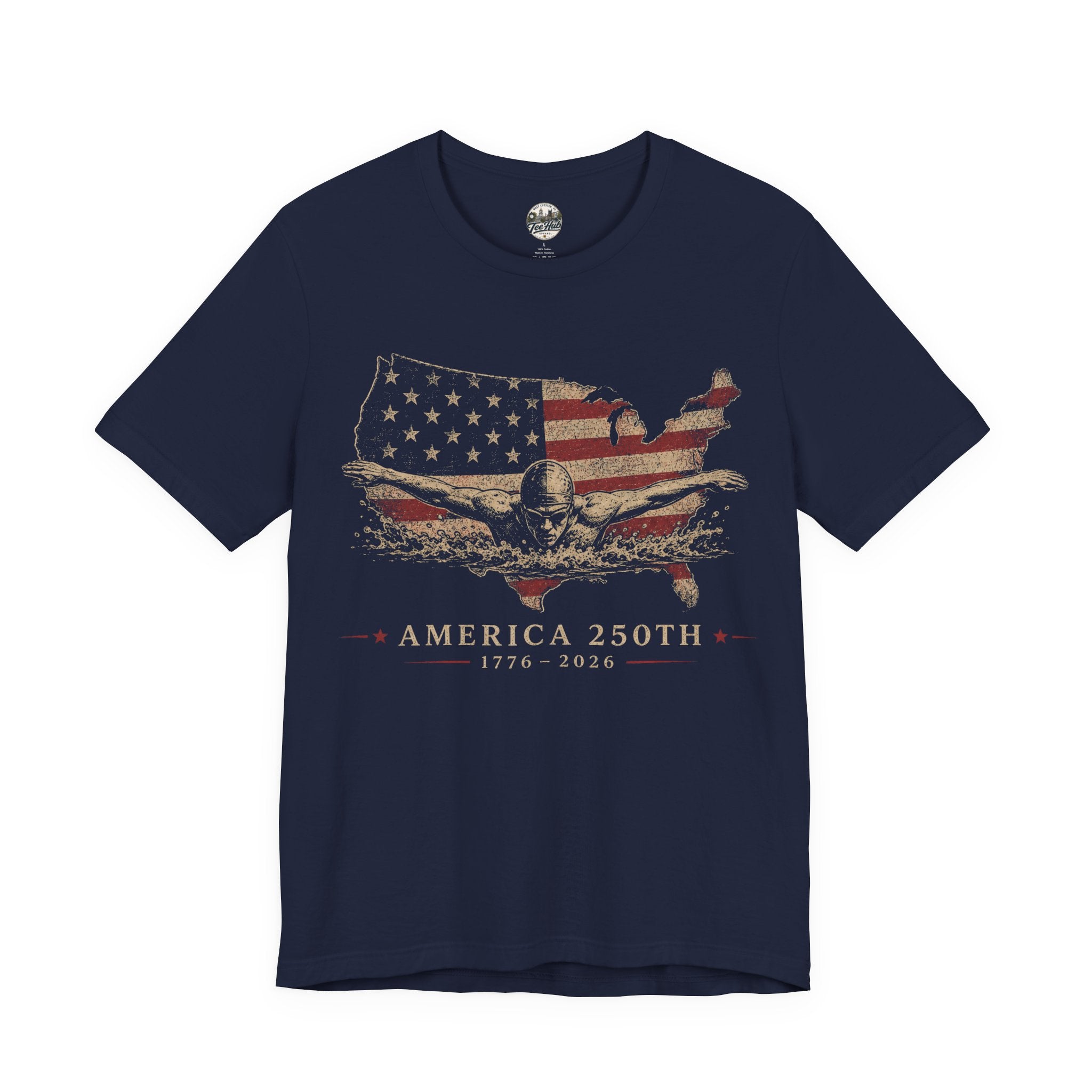 America 250th Swim T-Shirt - 1776–2026
