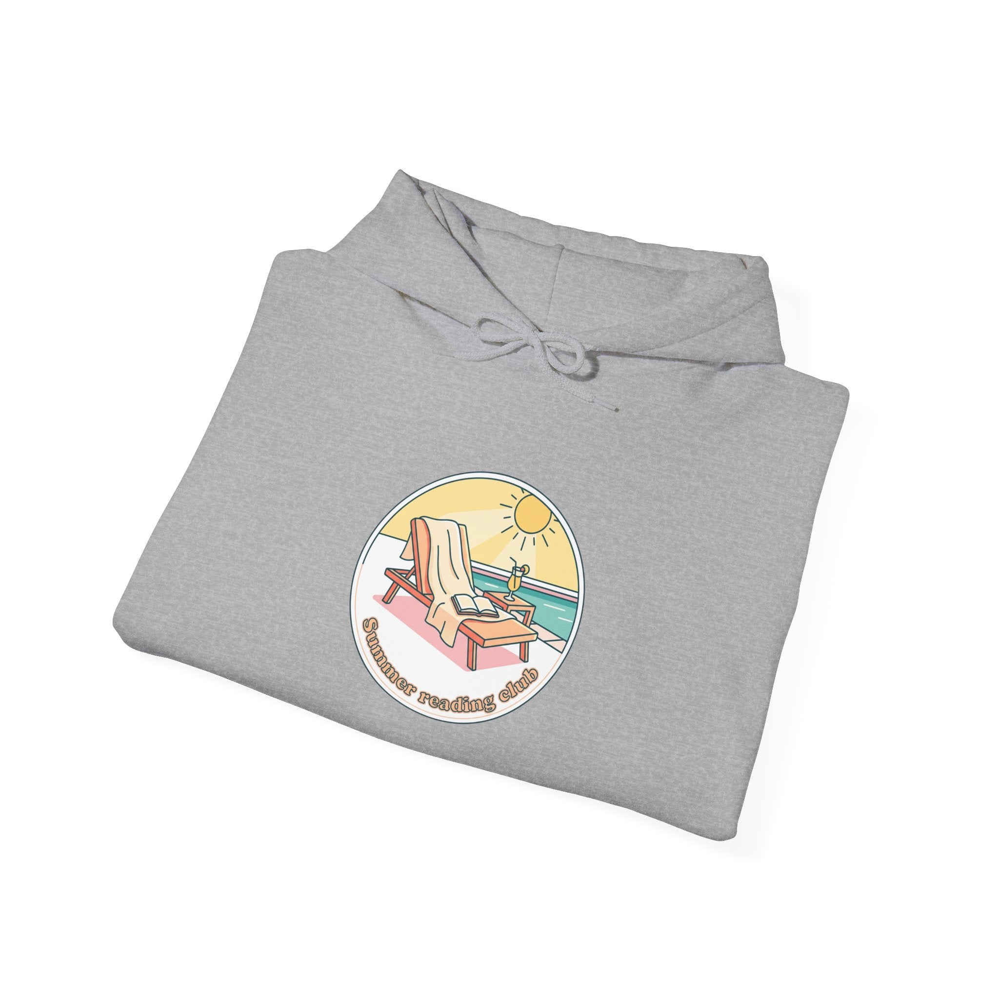 sunny beach chair illustration Hoodie | summer aesthetic, coastal vibes