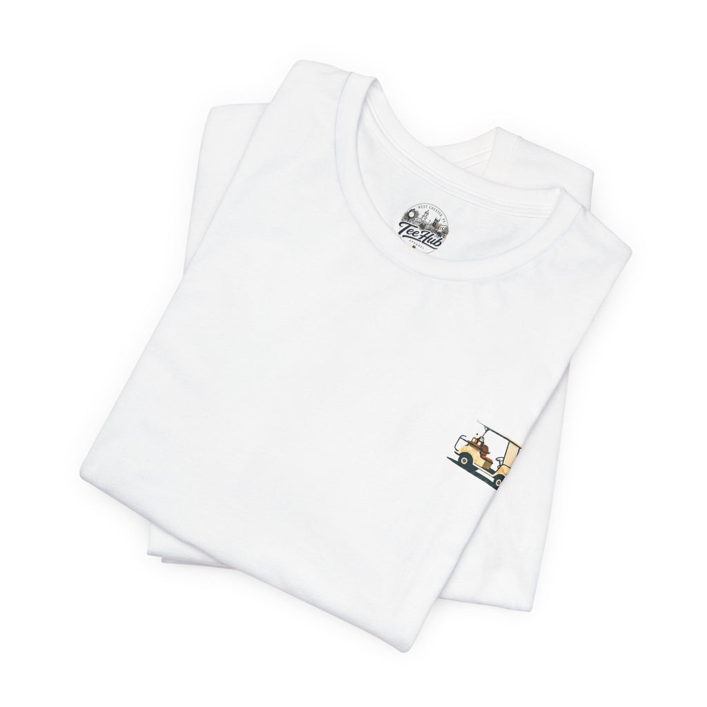 WC Golf themed Beverage Island Golf Cart Tee
