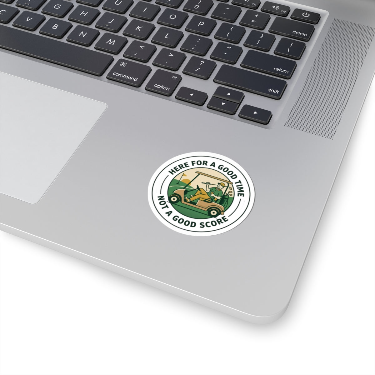 Here for a Good Time Not a Good Score Sticker | Golf, Bogey, Retro Country Club