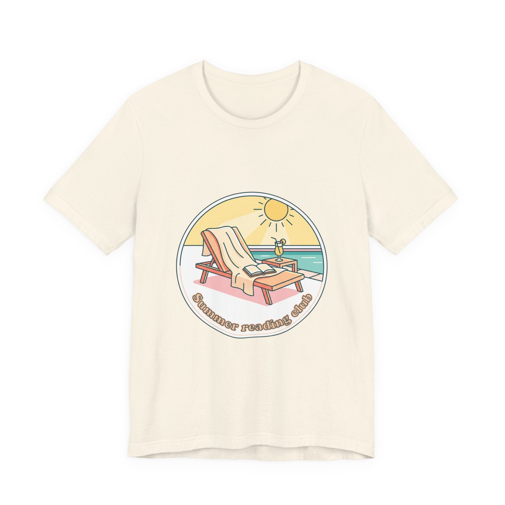 Sunny Beach Lounge Tee | Summer Aesthetic, coastal vibes, pastel retro