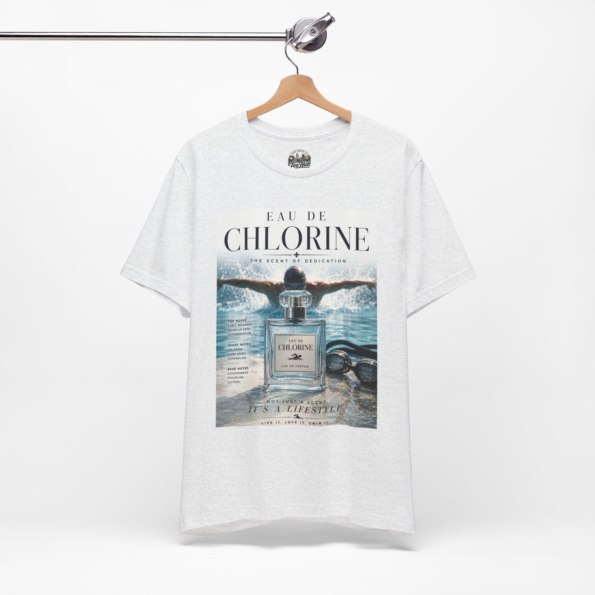 Eau de Chlorine Graphic Tee – Vintage Pool Fragrance T-Shirt