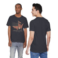 America 250th Celebration Golf T-Shirt — USA Map Flag Tee (1776–2026)