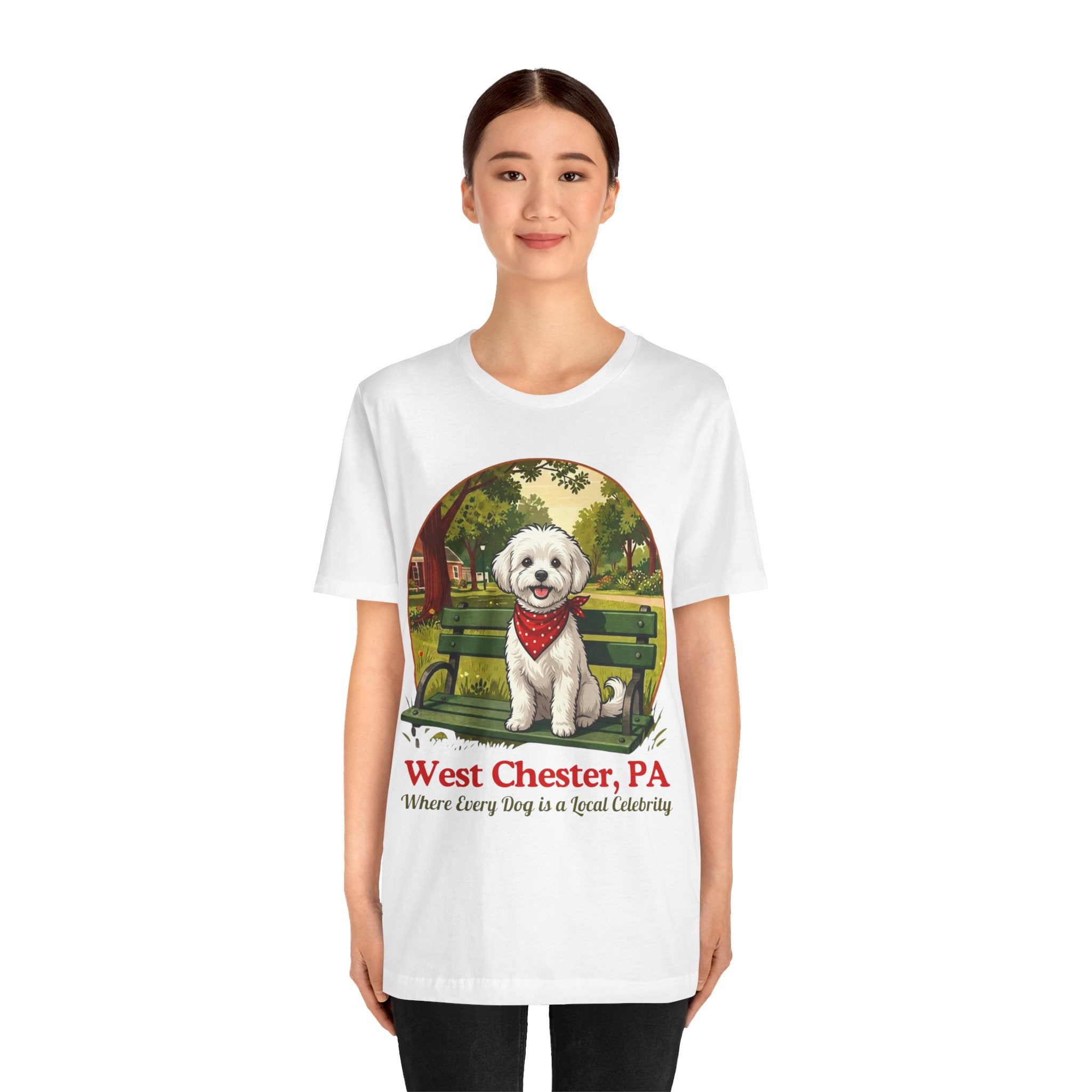 West Chester PA Dog T-Shirt - 'Where Every Dog is a Local Celebrity'