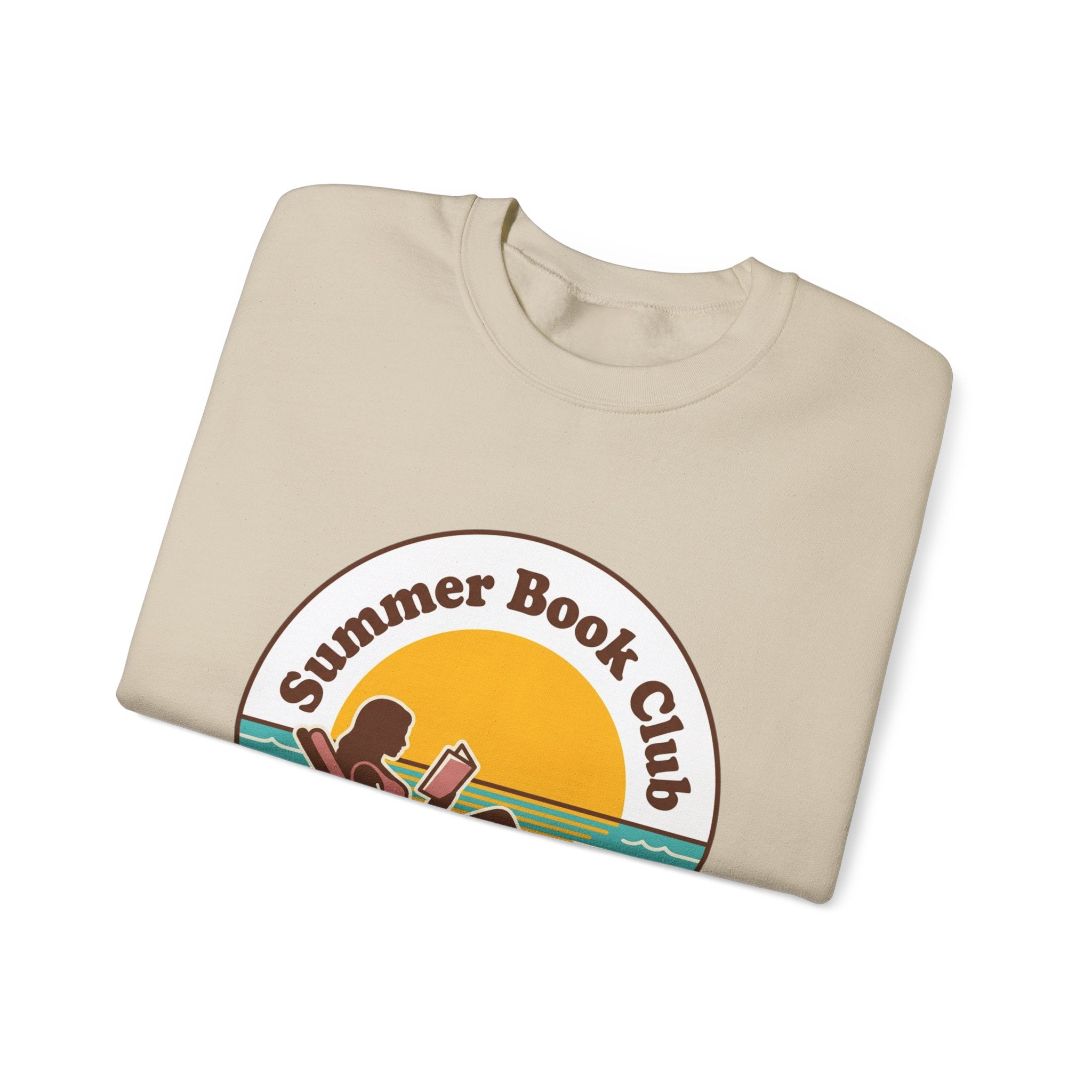 Summer Book Club Sweatshirt | summer aesthetic, coastal vibes, retro pastel
