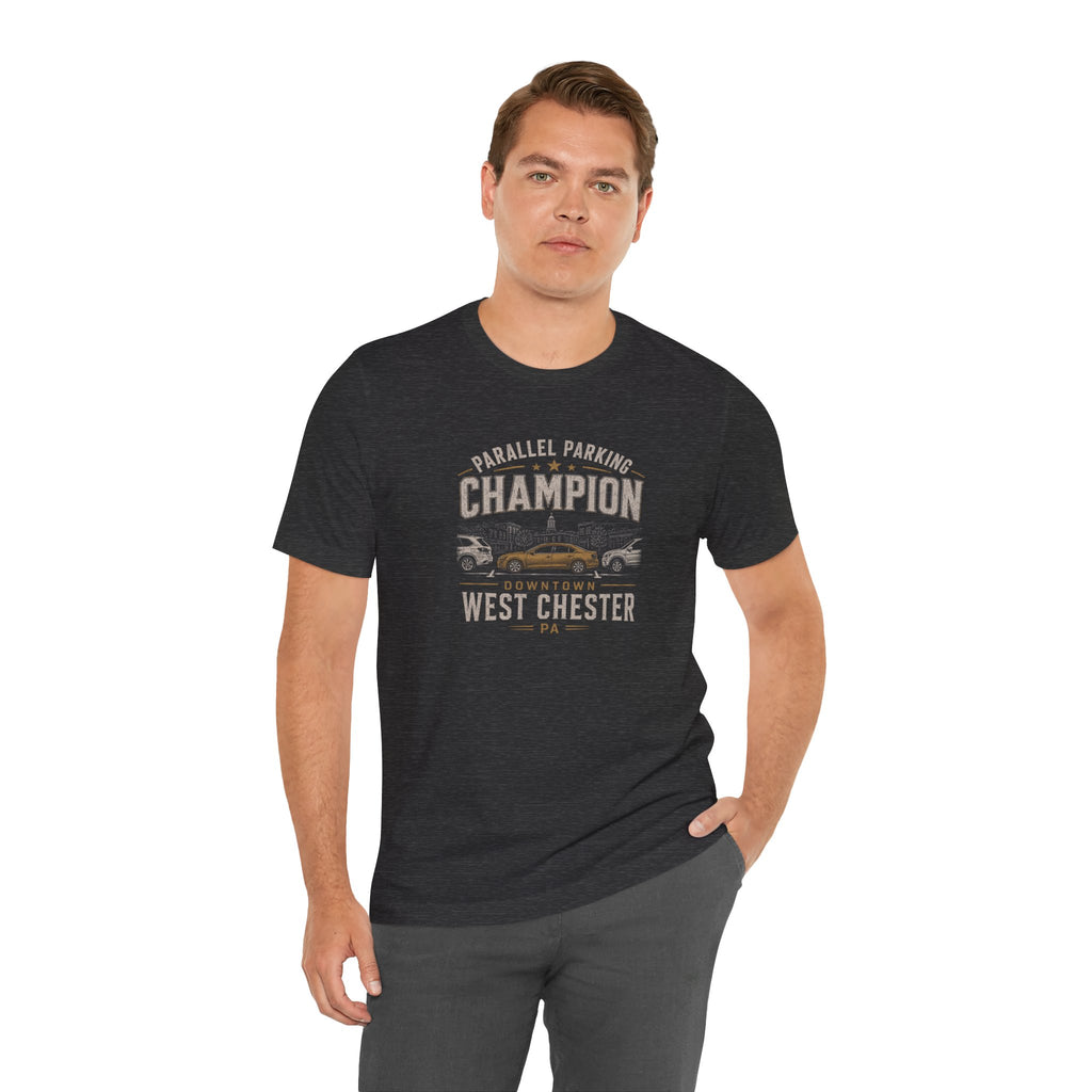 Parallel Parking Champion T‑Shirt — West Chester Vintage Auto Lover Tee