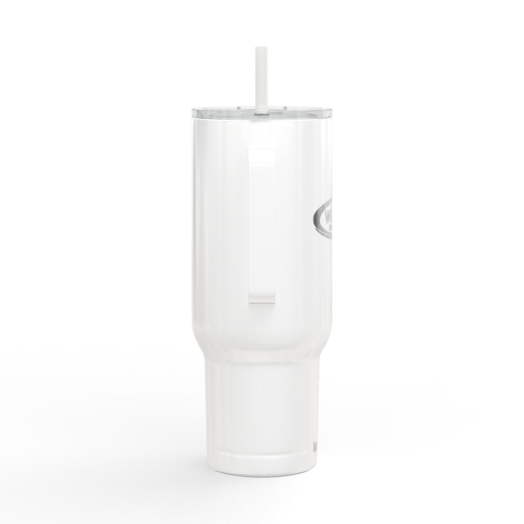 Engraved 40oz Insulated Tumbler with Lid & Straw