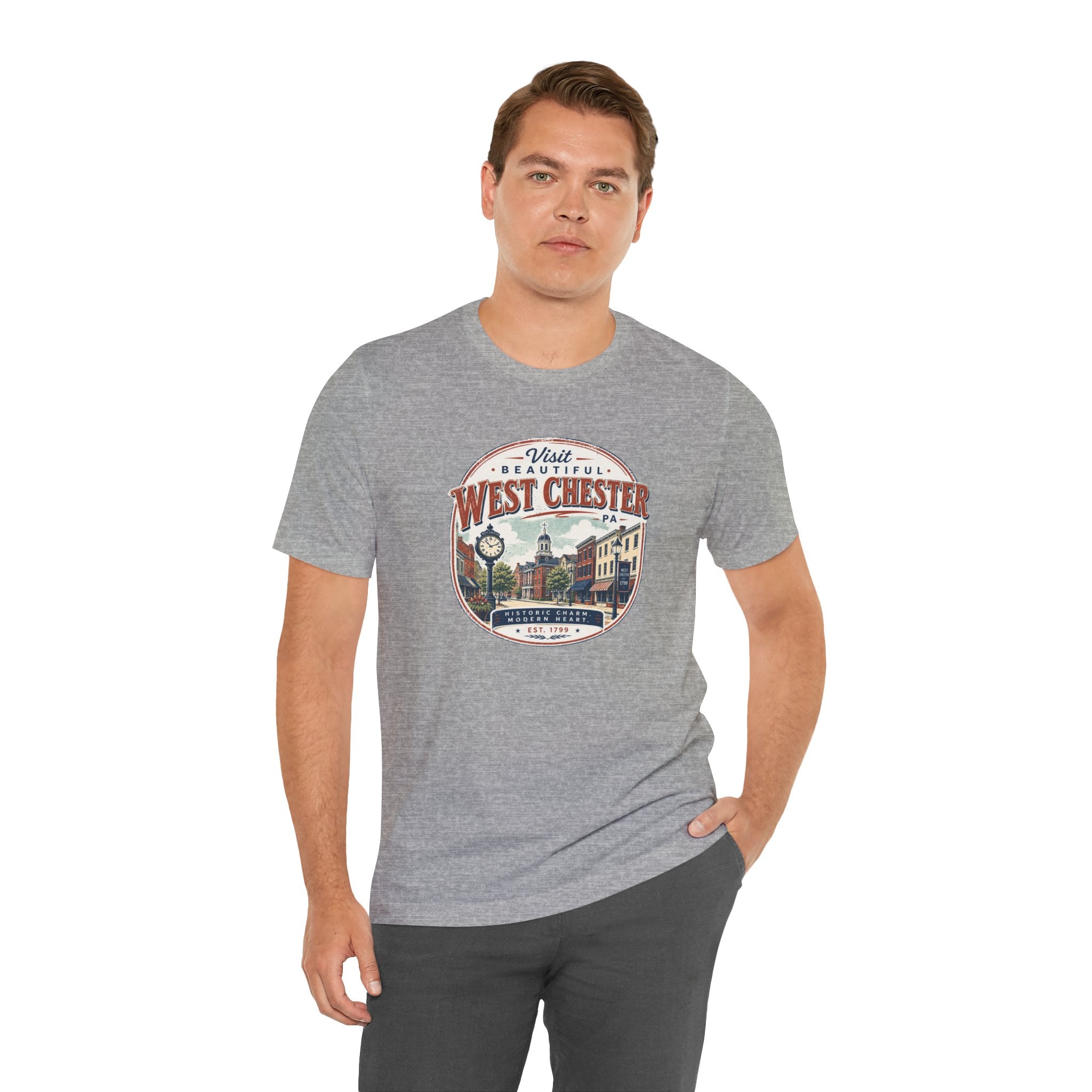 Visit Beautiful West Chester PA Vintage Travel T-Shirt